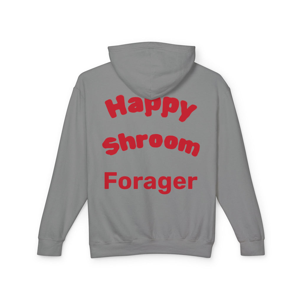Mushroom Christmas Tree Hoodie — "Happy Shroom Forager" Holiday Pullover