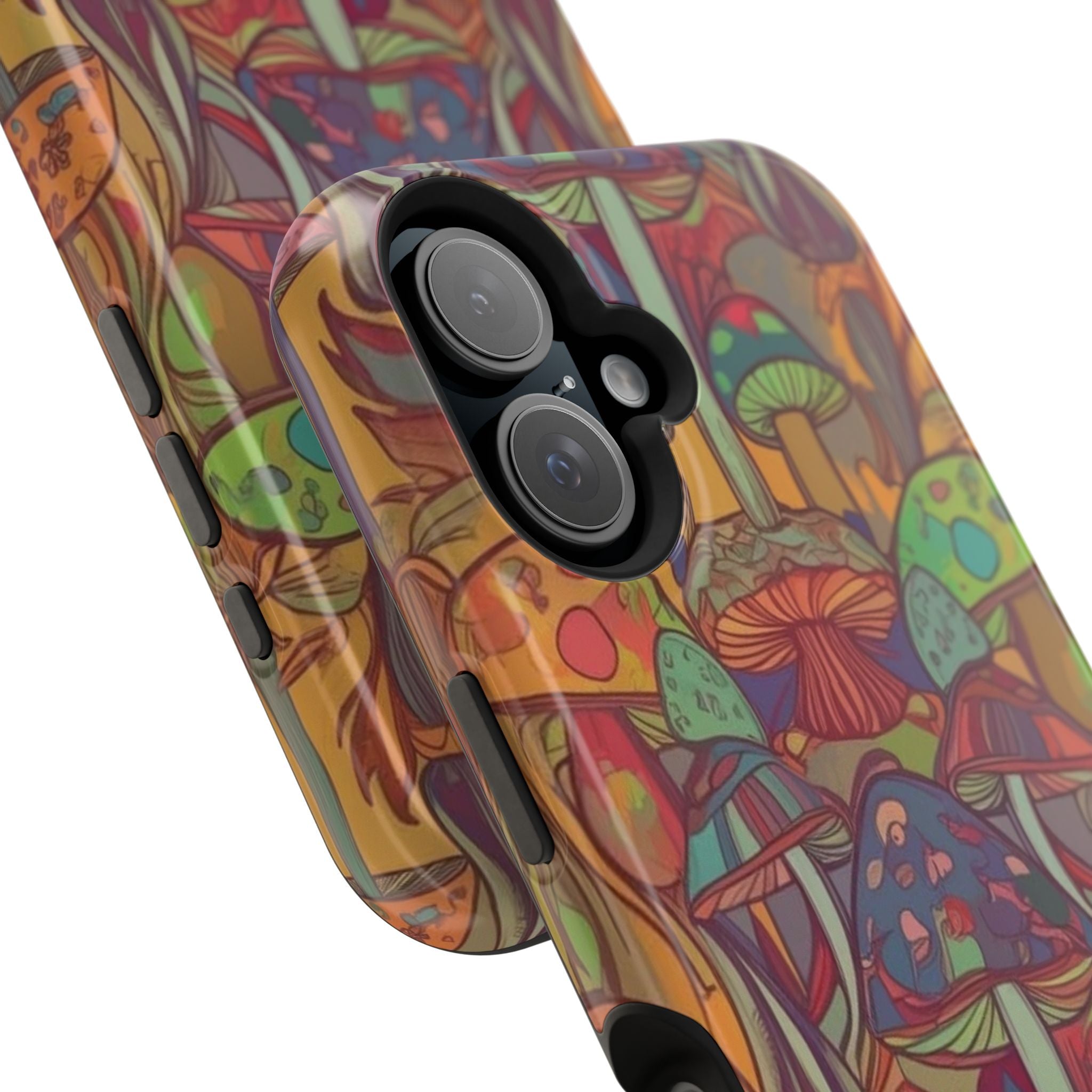 Mushroom Grove Impact-Resistant Case, Unique Phone Cover for Nature Lovers, Mushroom Art Gifts, Phone Accessories for Festivals, [...]