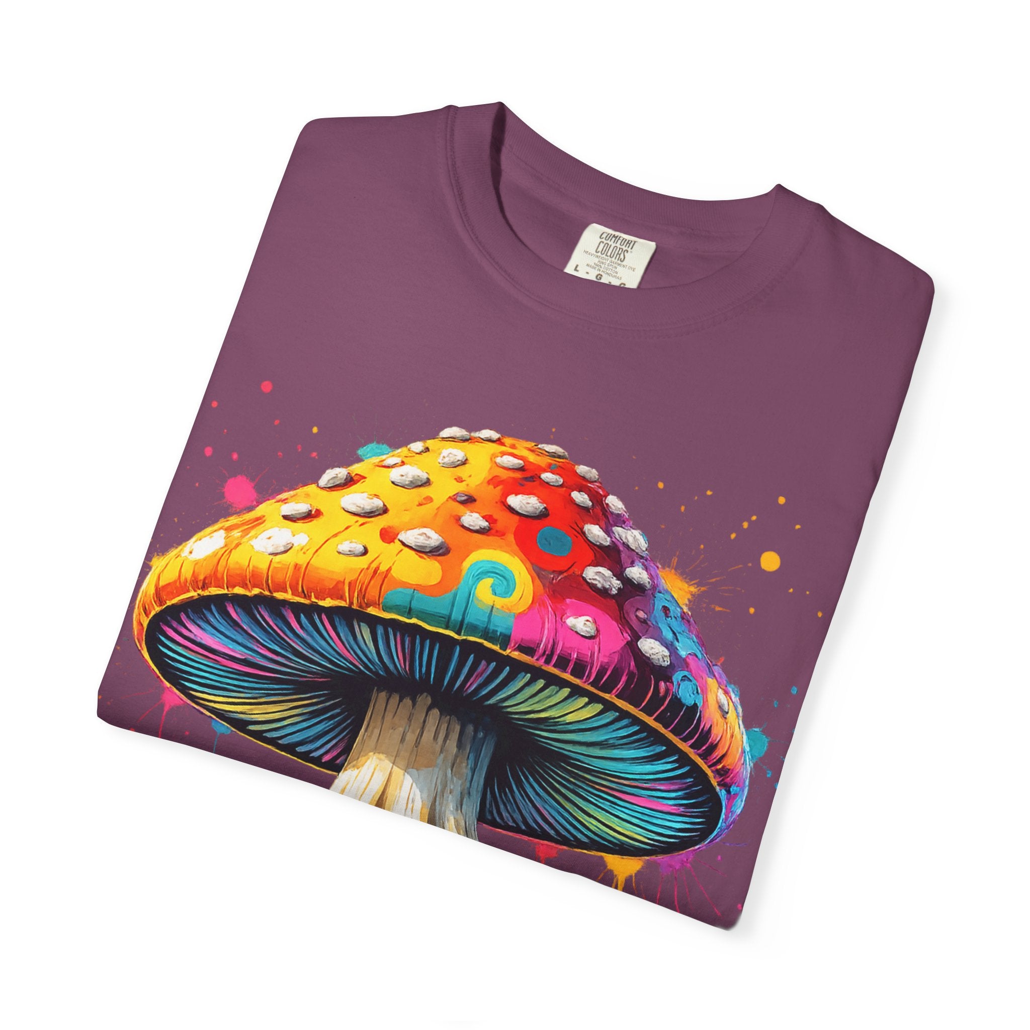 Lake Oswego Mushroom T-Shirt — Vintage Nature & Psychedelic Fungi Design