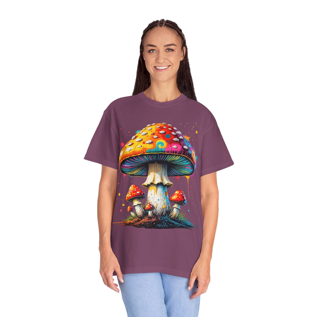 Lake Oswego Mushroom T-Shirt — Vintage Nature & Psychedelic Fungi Design