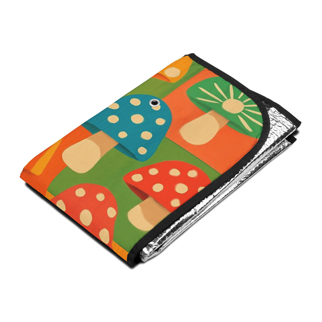 🌈🍄 Funky Mushroom Pop Car Sunshade 🍄🌈