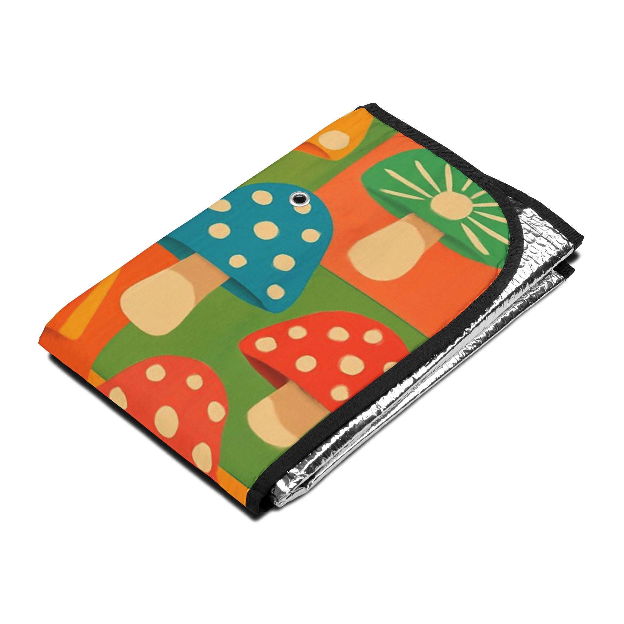 🌈🍄 Funky Mushroom Pop Car Sunshade 🍄🌈