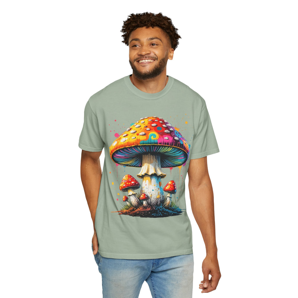 Lake Oswego Mushroom T-Shirt — Vintage Nature & Psychedelic Fungi Design