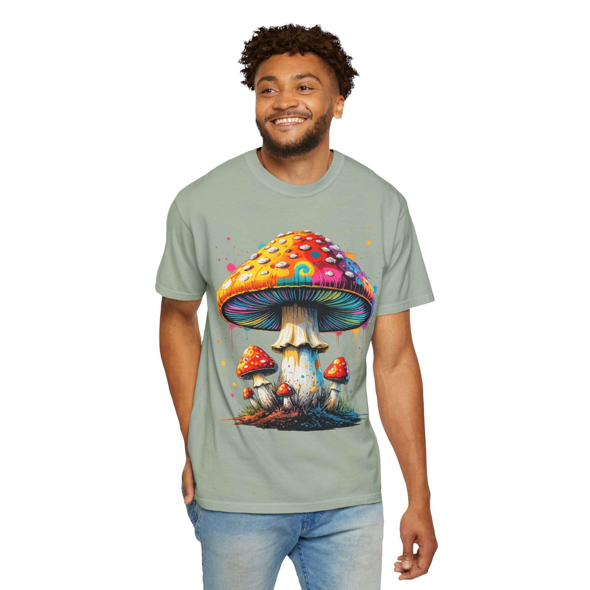 Lake Oswego Mushroom T-Shirt — Vintage Nature & Psychedelic Fungi Design