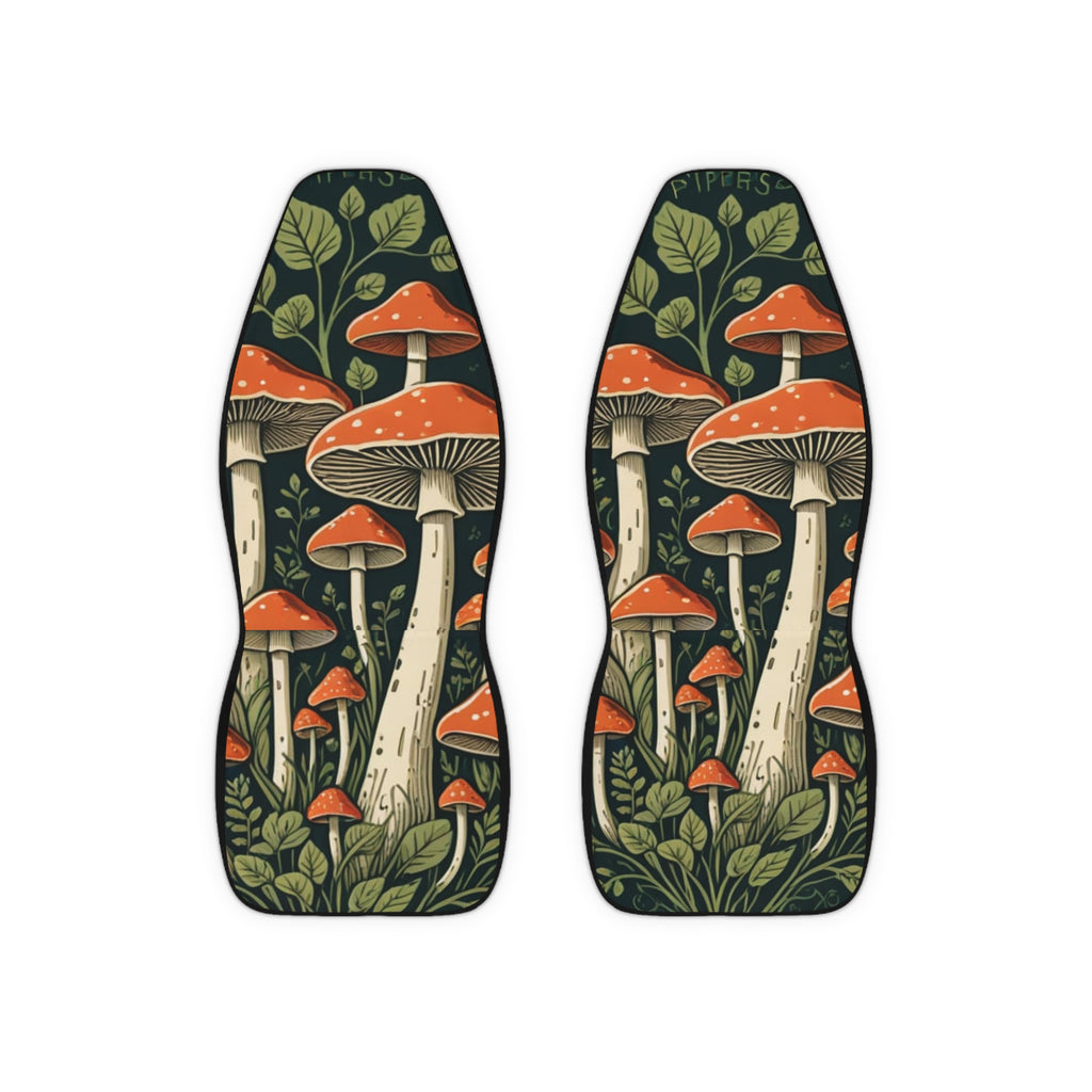 🍄 Drive into the Wild – Mushroom Forest Car Seat Covers 🌿✨