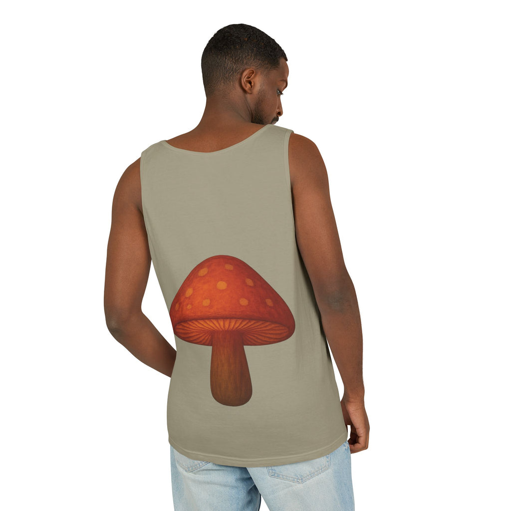 Portland Mushroom Tank Top — Vintage Forest Travel Graphic