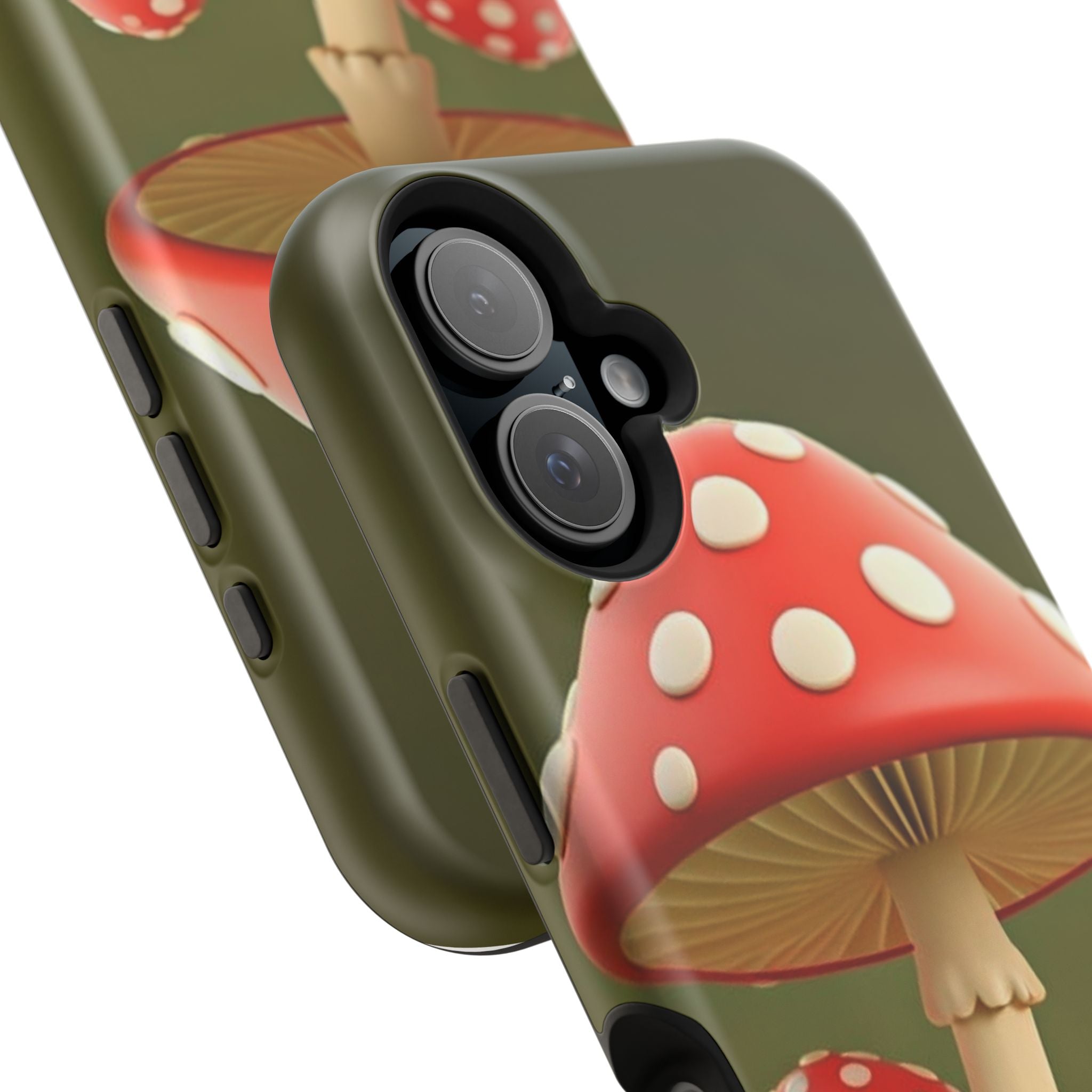🍄🔥Golden Glow Mushroom Phone Case – Nature Meets Radiance" 🍄✨📱