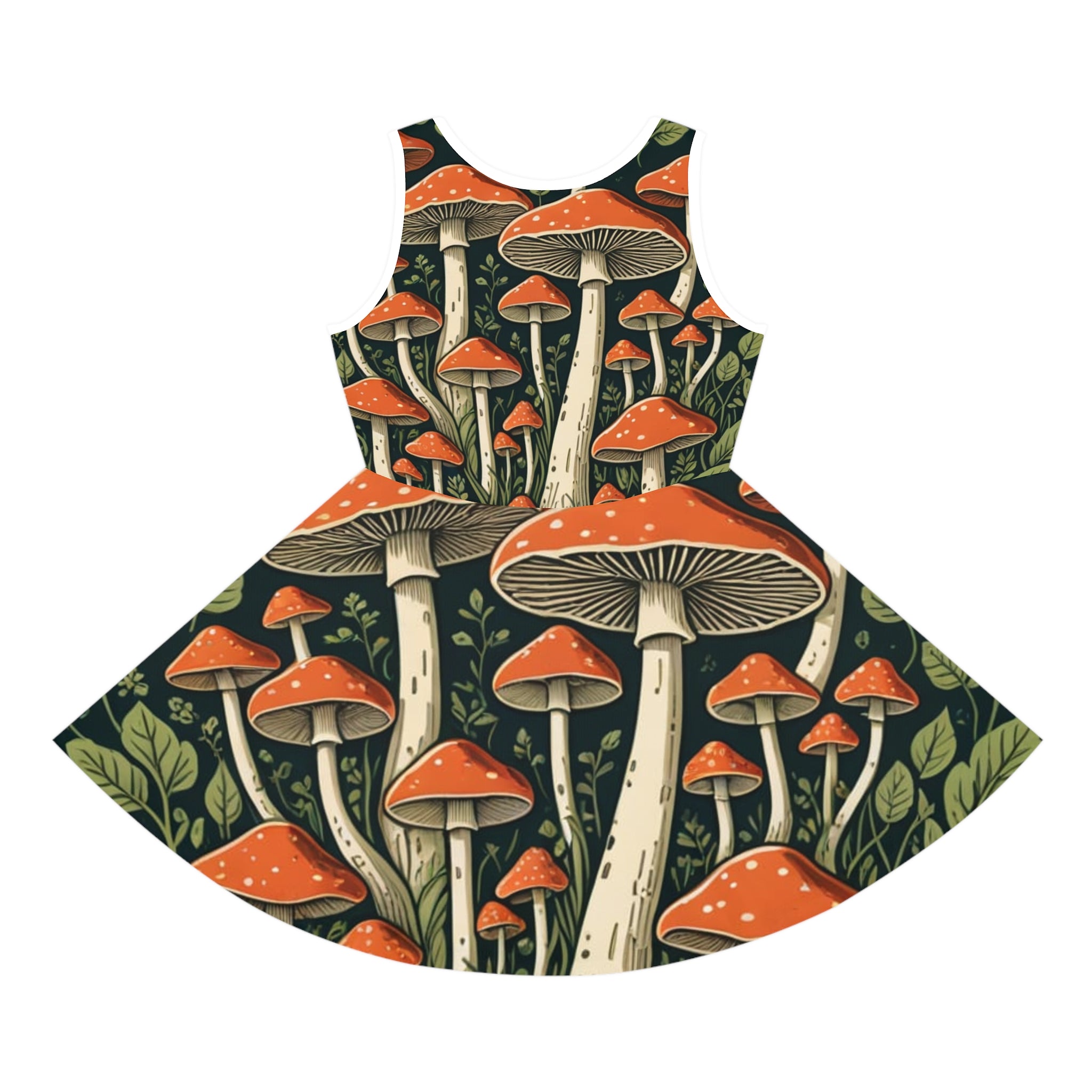 🍄 Forest Bloom Sleeveless Sundress 🌿