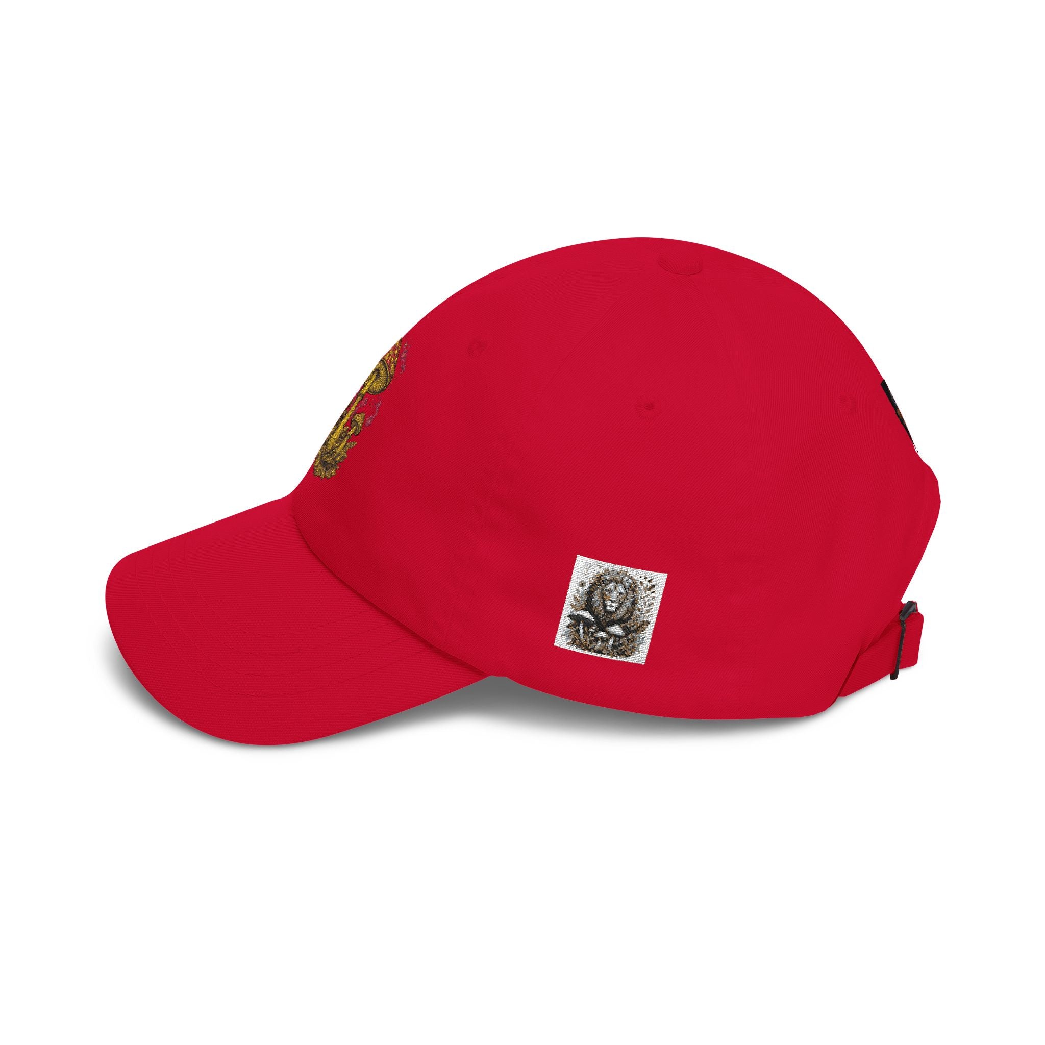 Mushroom Cluster Dad Cap — Psychedelic Nature Embroidered Baseball Hat