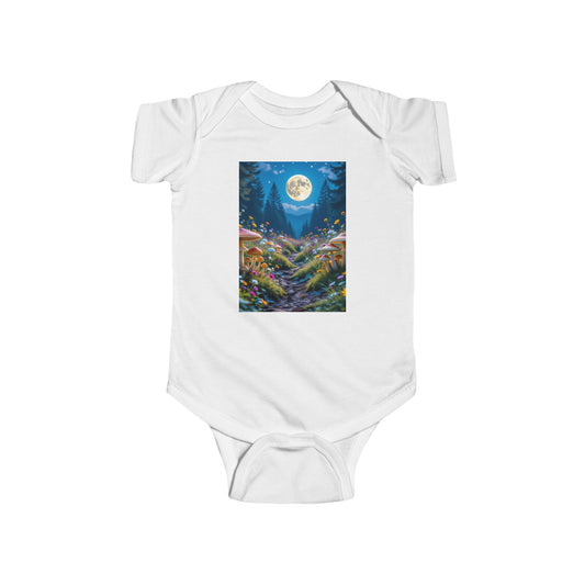 🌙 Enchanted Forest Baby Onesie – A Dreamy Start to Life