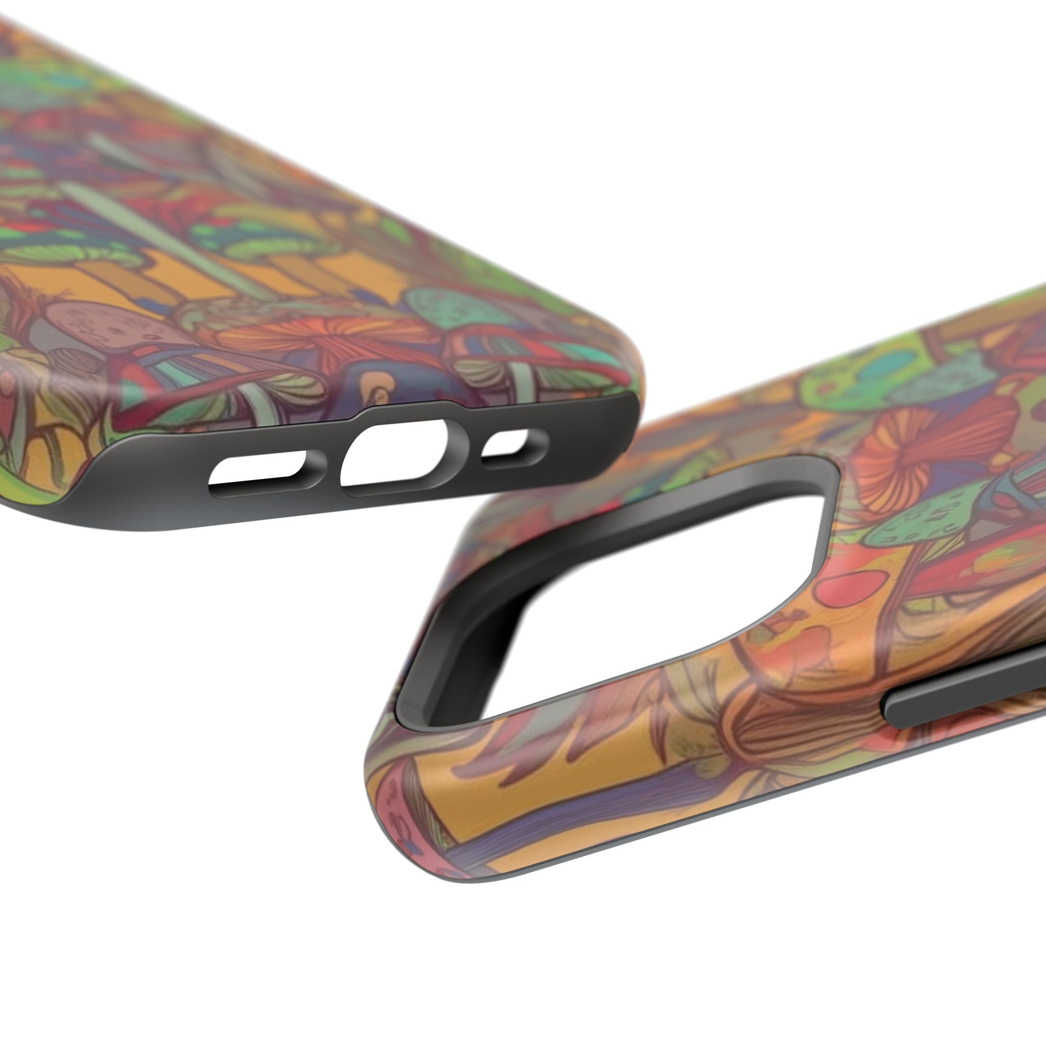 Mushroom Grove Impact-Resistant Case, Unique Phone Cover for Nature Lovers, Mushroom Art Gifts, Phone Accessories for Festivals, [...]