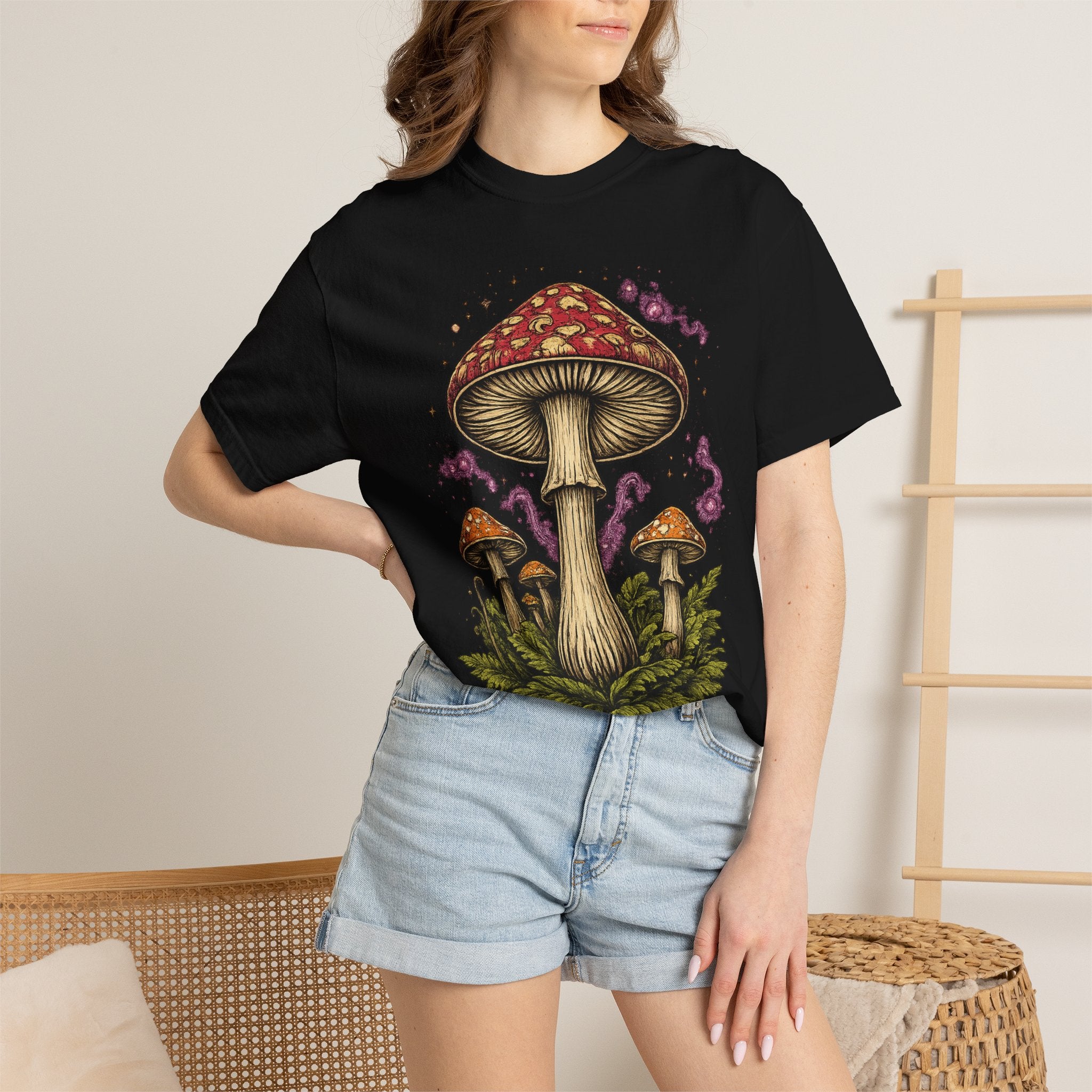 Mushroom Graphic T-Shirt