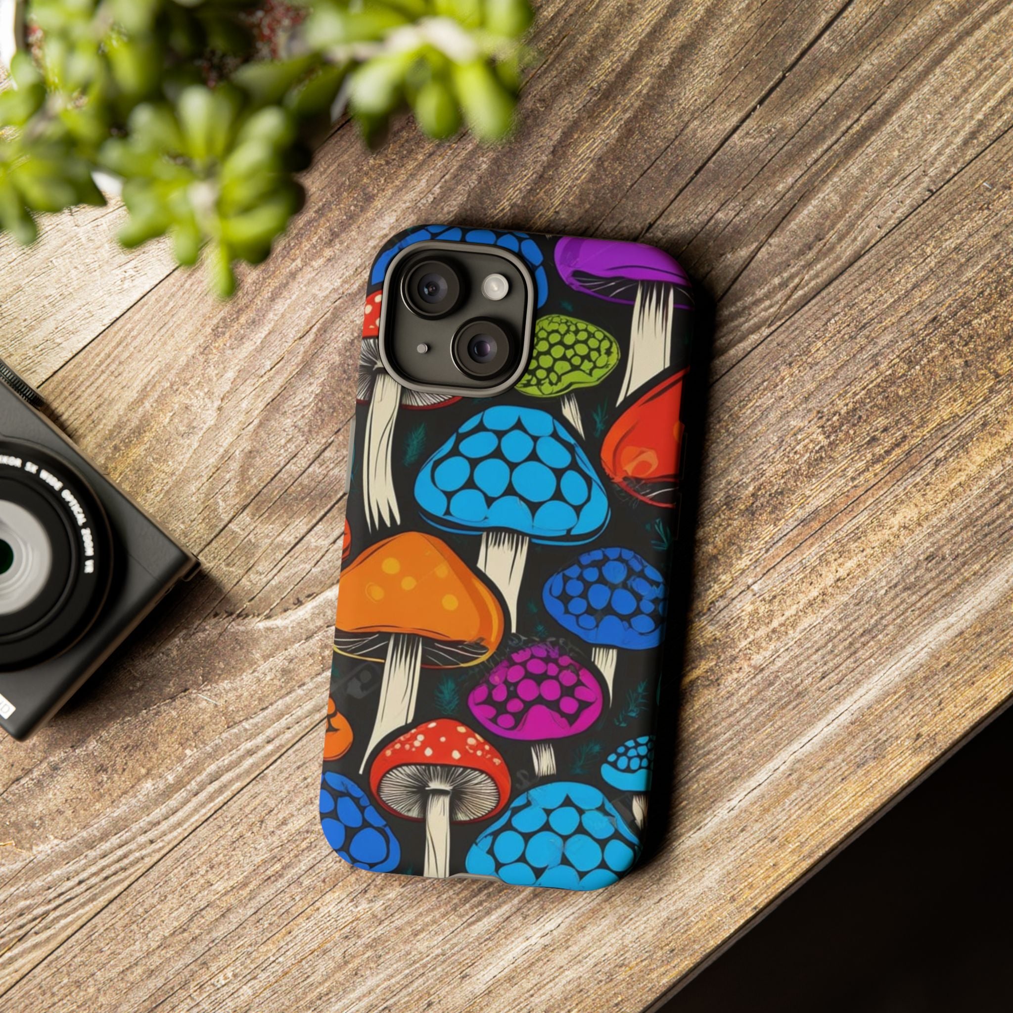 🍄 Shroom Pop iPhone Case – Protect Your Phone in Psychedelic Style 🌈📱