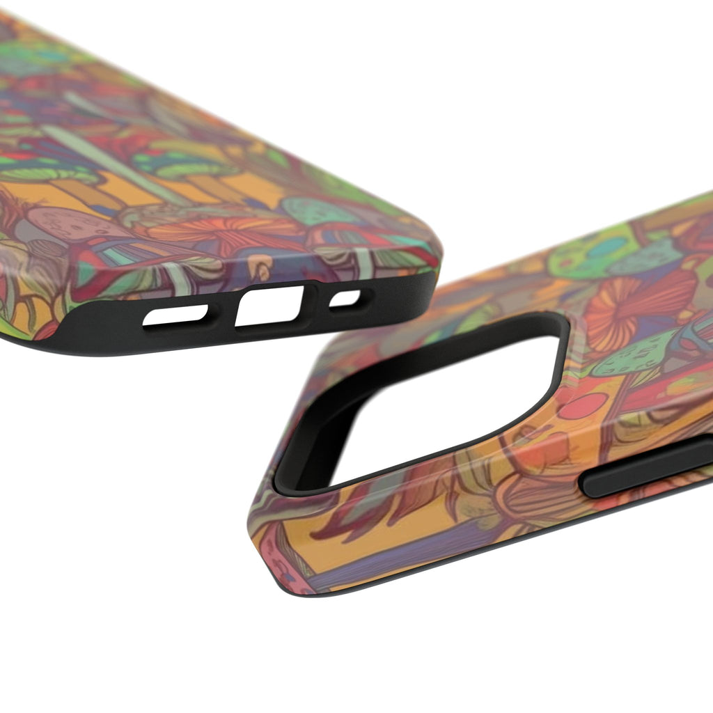 Mushroom Grove Impact-Resistant Case, Unique Phone Cover for Nature Lovers, Mushroom Art Gifts, Phone Accessories for Festivals, [...]