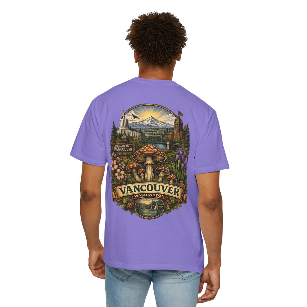 Lake Oswego Mushroom T-Shirt — Vintage Nature & Psychedelic Fungi Design