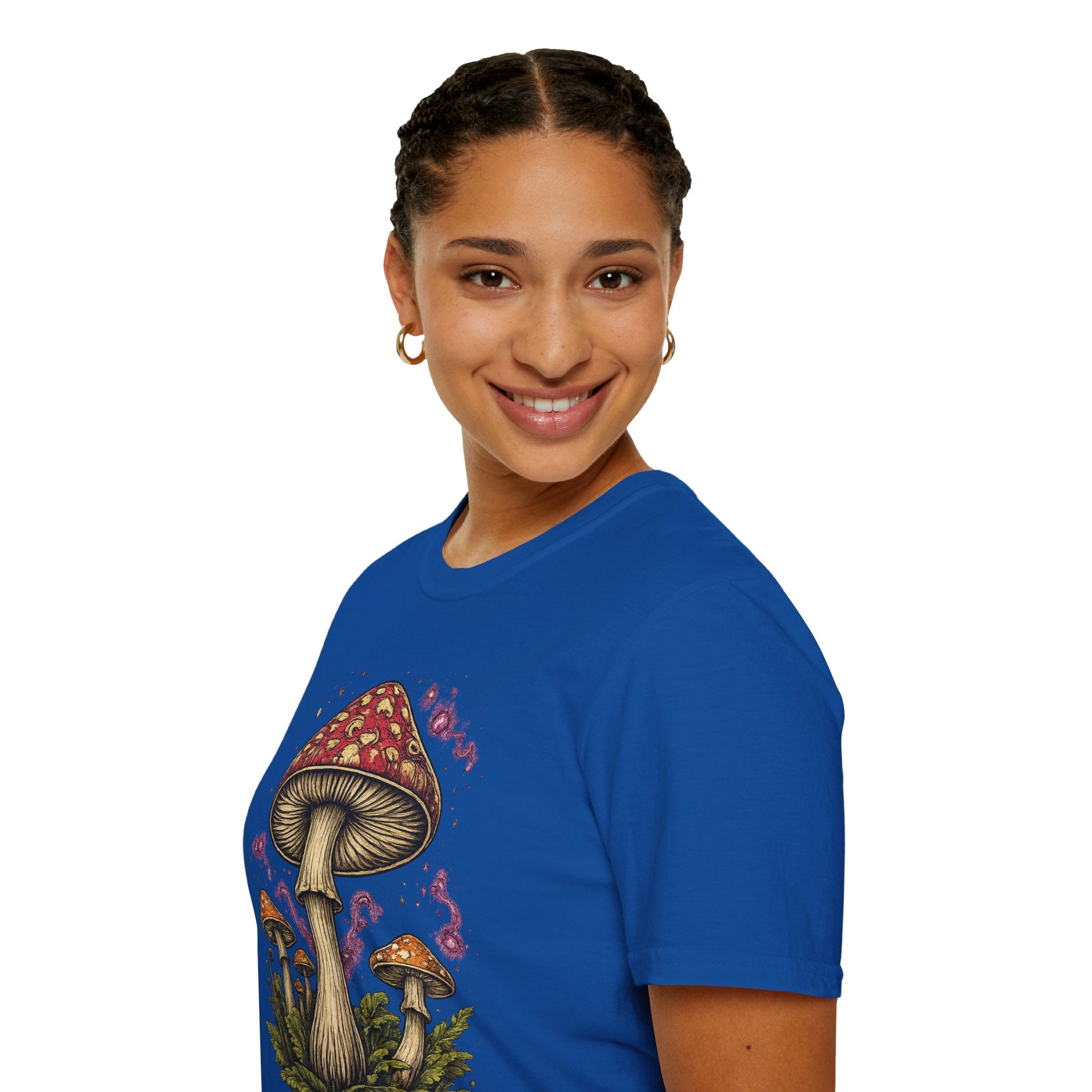 Mushroom Magic T-Shirt — Vintage Red Toadstool Illustration