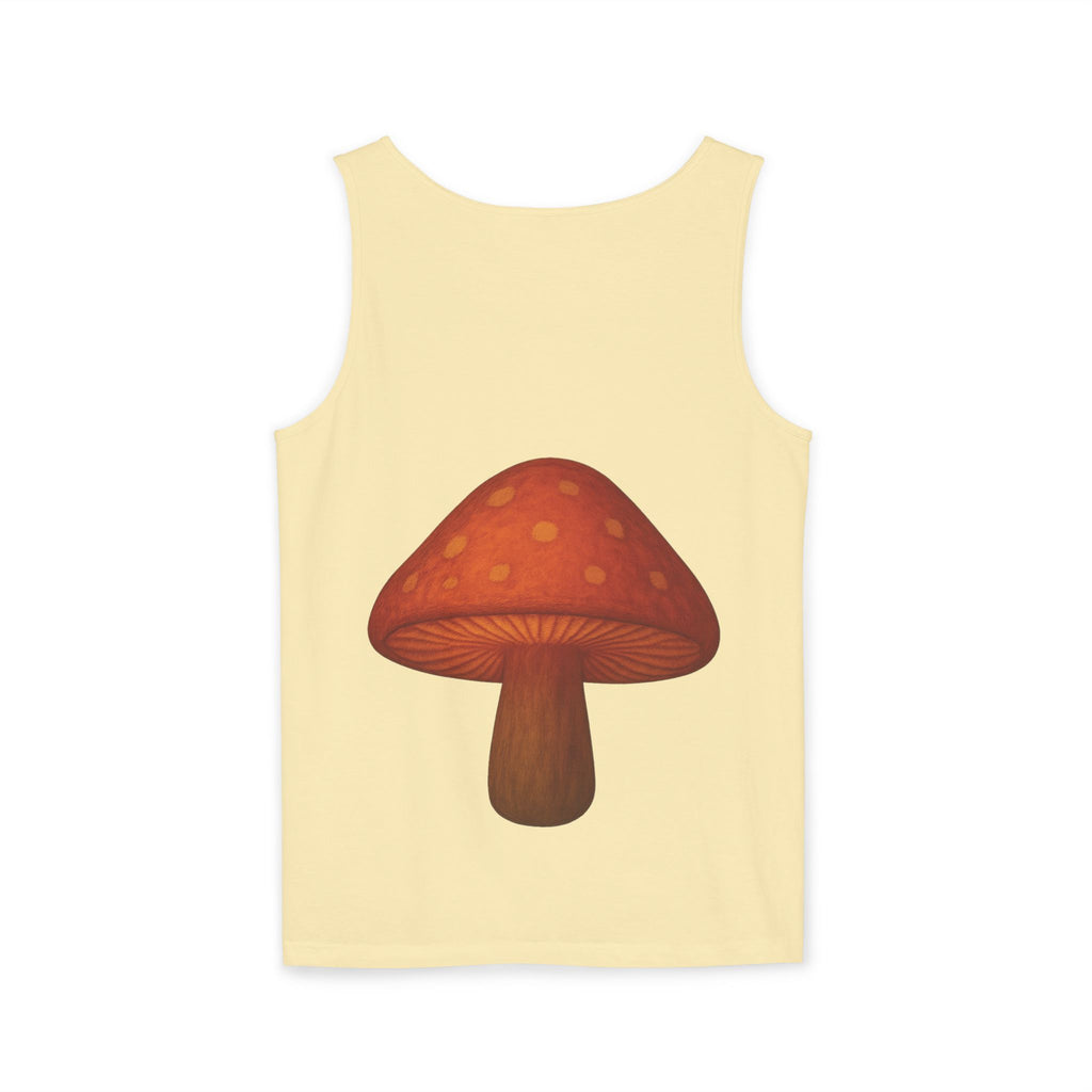 Portland Mushroom Tank Top — Vintage Forest Travel Graphic