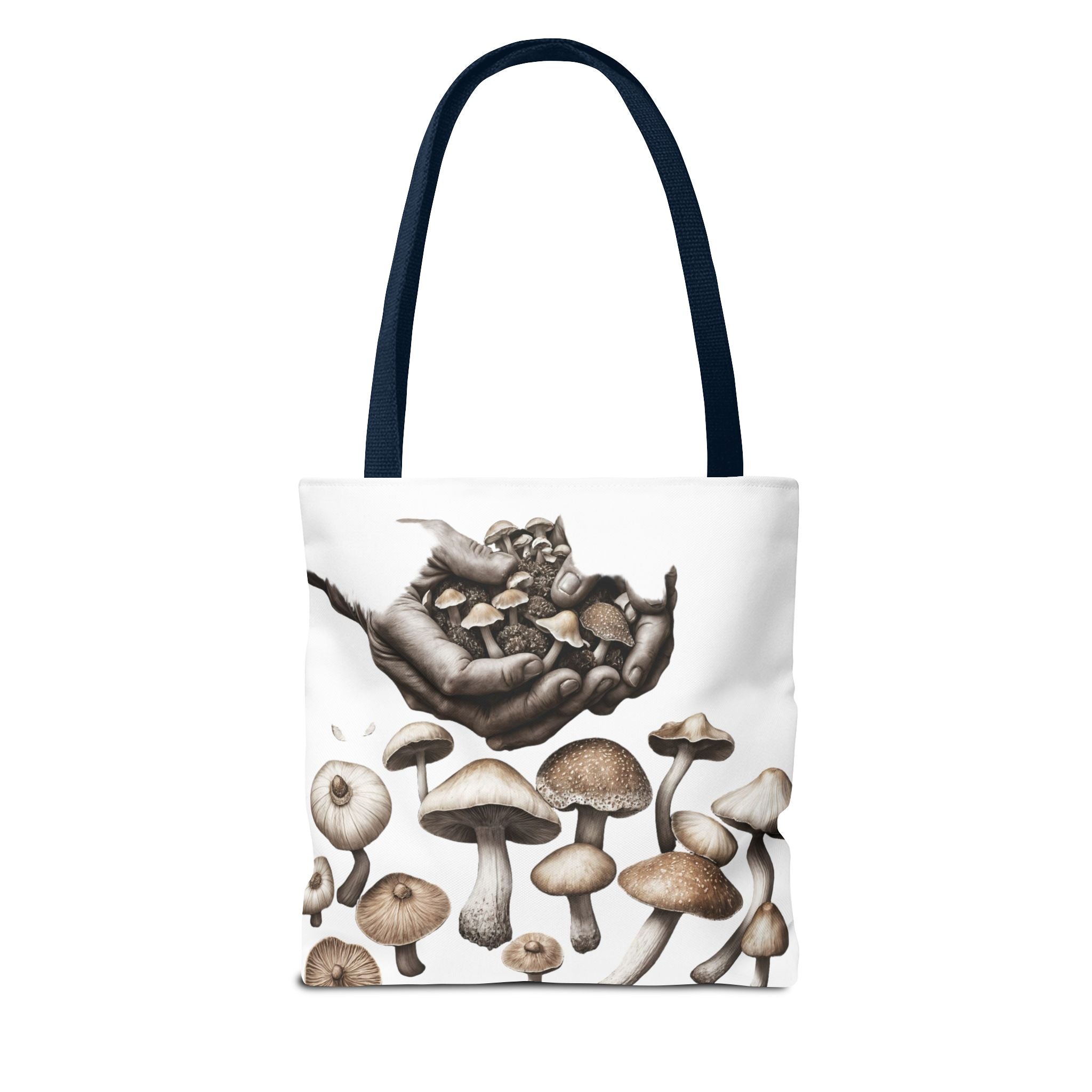 👐 “Harvested by Hand” Mushroom Tote – Carry Nature’s Story 🍄