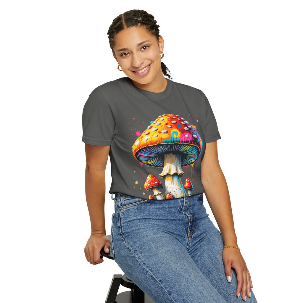 Lake Oswego Mushroom T-Shirt — Vintage Nature & Psychedelic Fungi Design