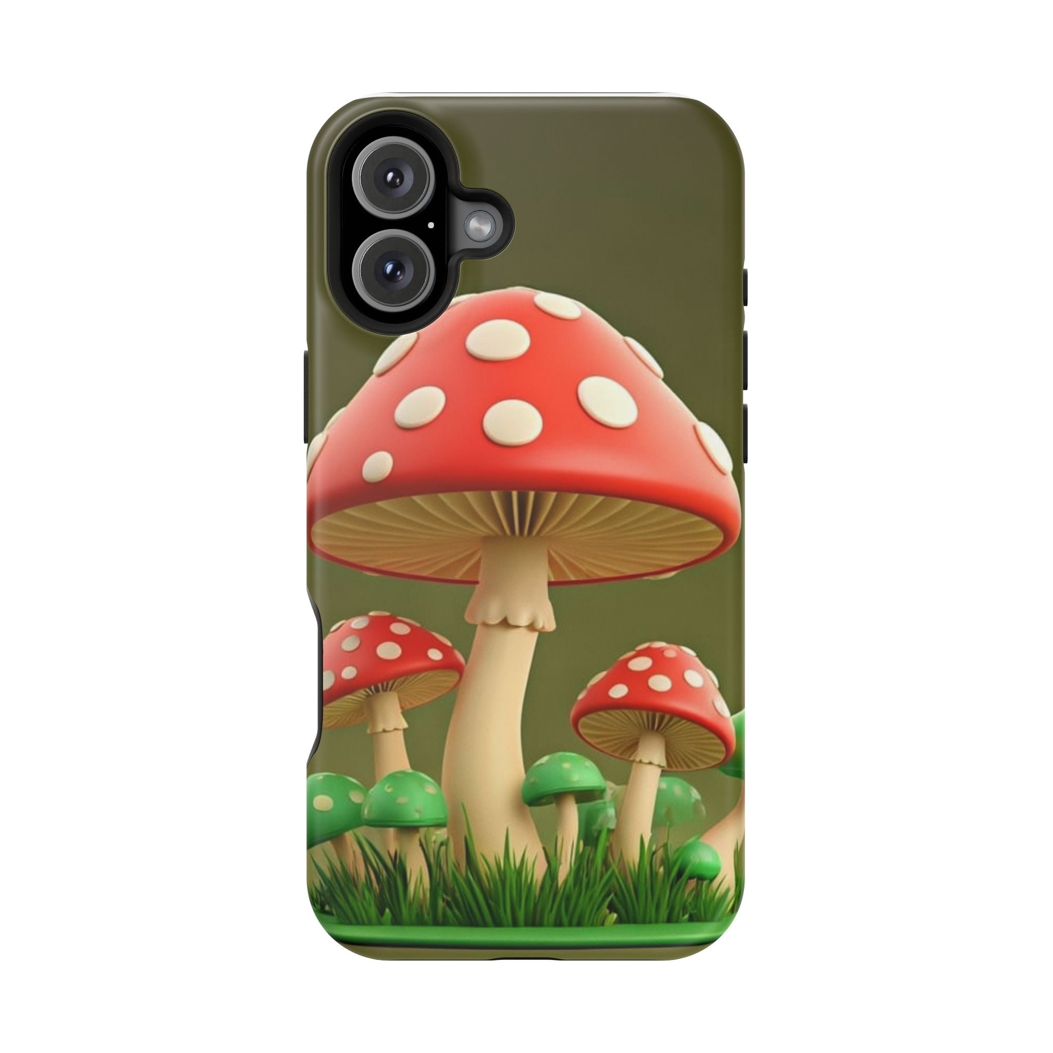 🍄🔥Golden Glow Mushroom Phone Case – Nature Meets Radiance" 🍄✨📱