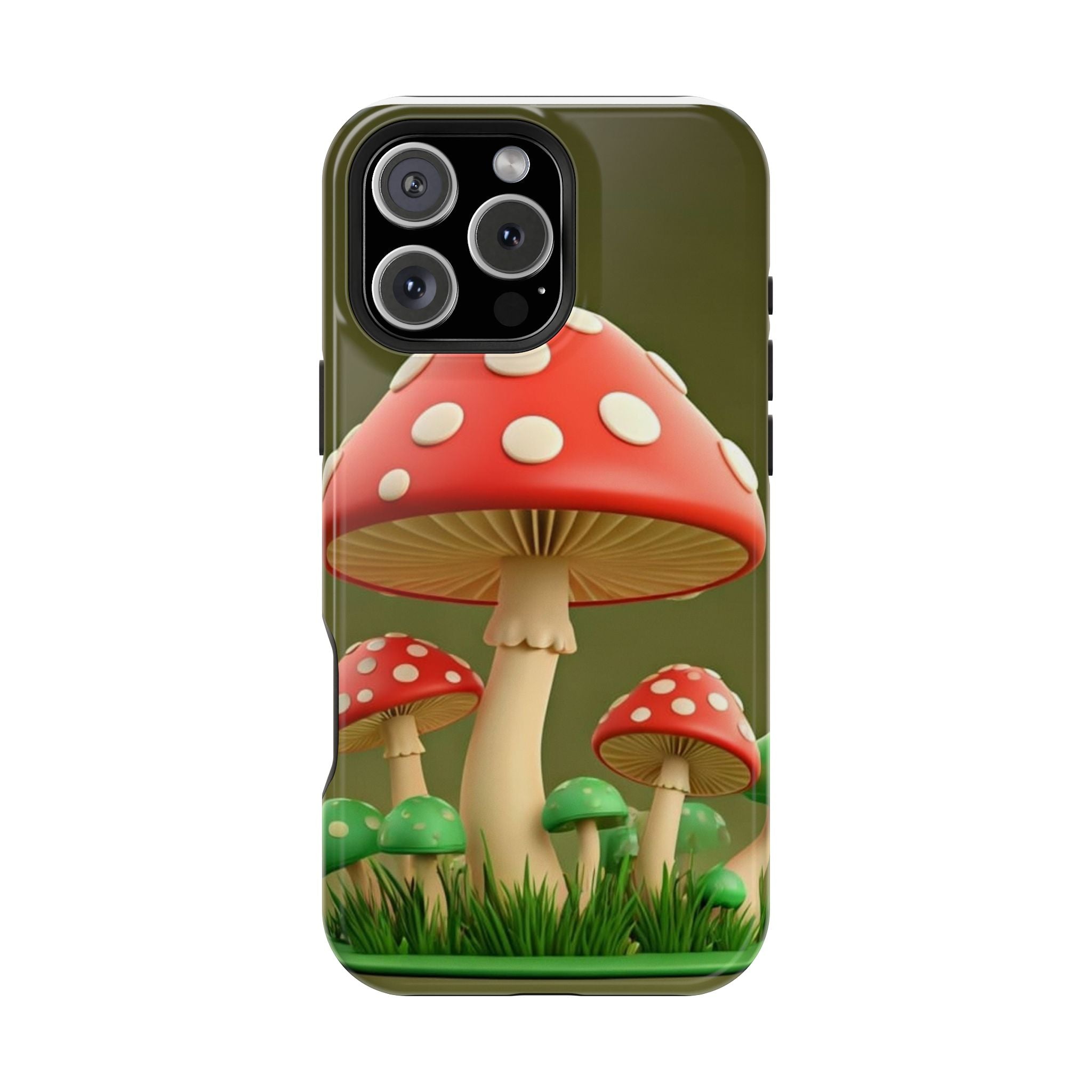 🍄🔥Golden Glow Mushroom Phone Case – Nature Meets Radiance" 🍄✨📱