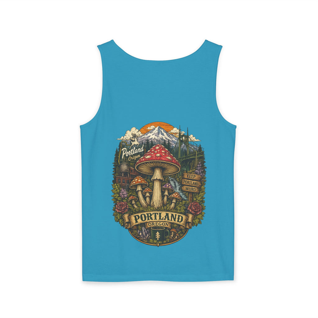 Mushroom Tank Top — Psychedelic & Portland Forest Graphic Tank