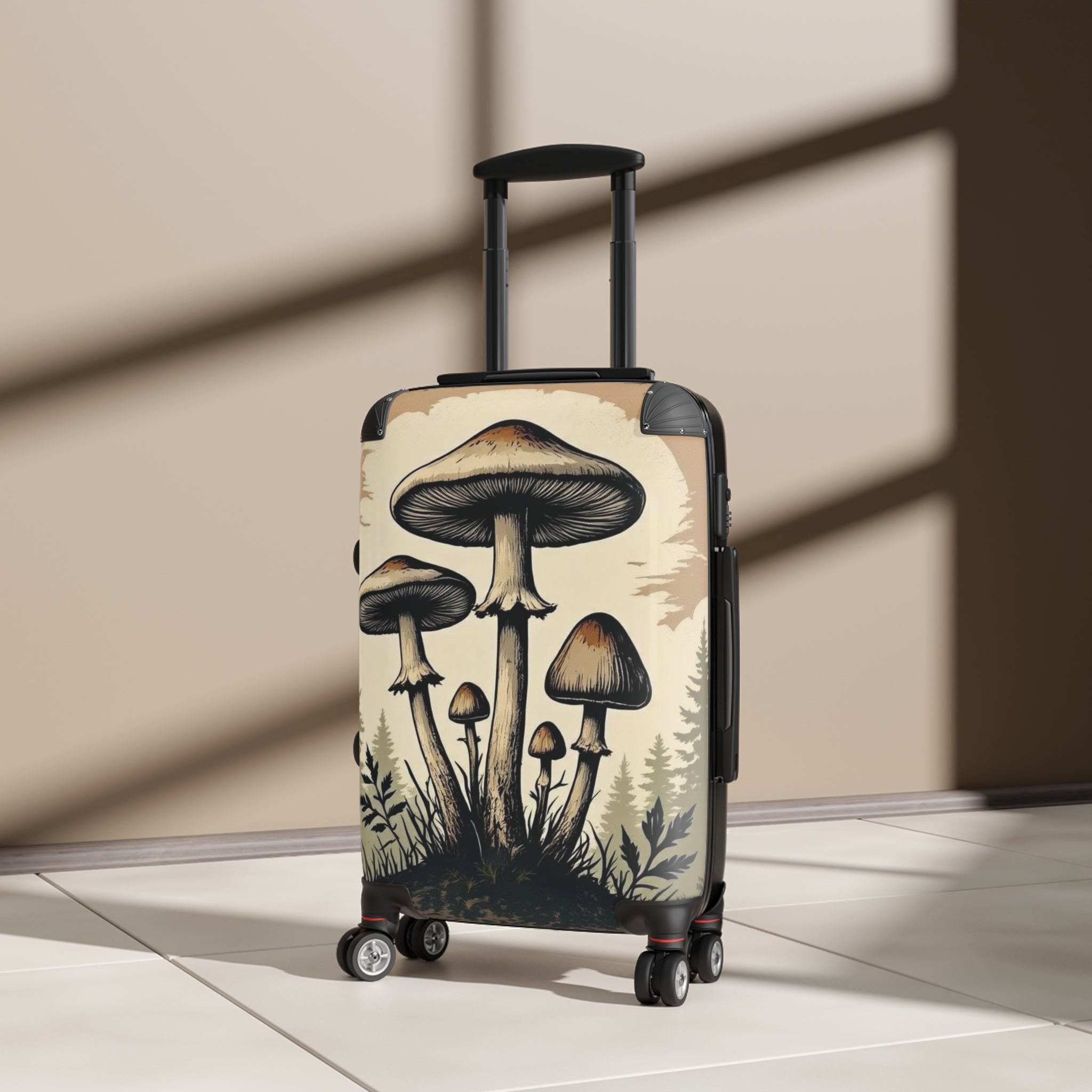 Suitcase: Mushroom Forest Suitcase – Botanical Travel Carry-On