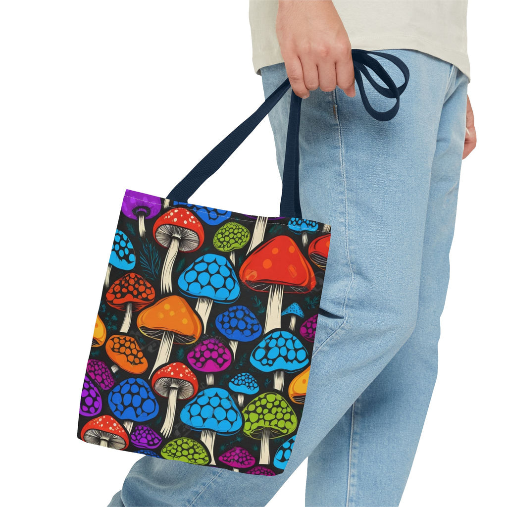 🌈 Color Pop Mushroom Tote – Carry Bold, Live Bright 🍄👜