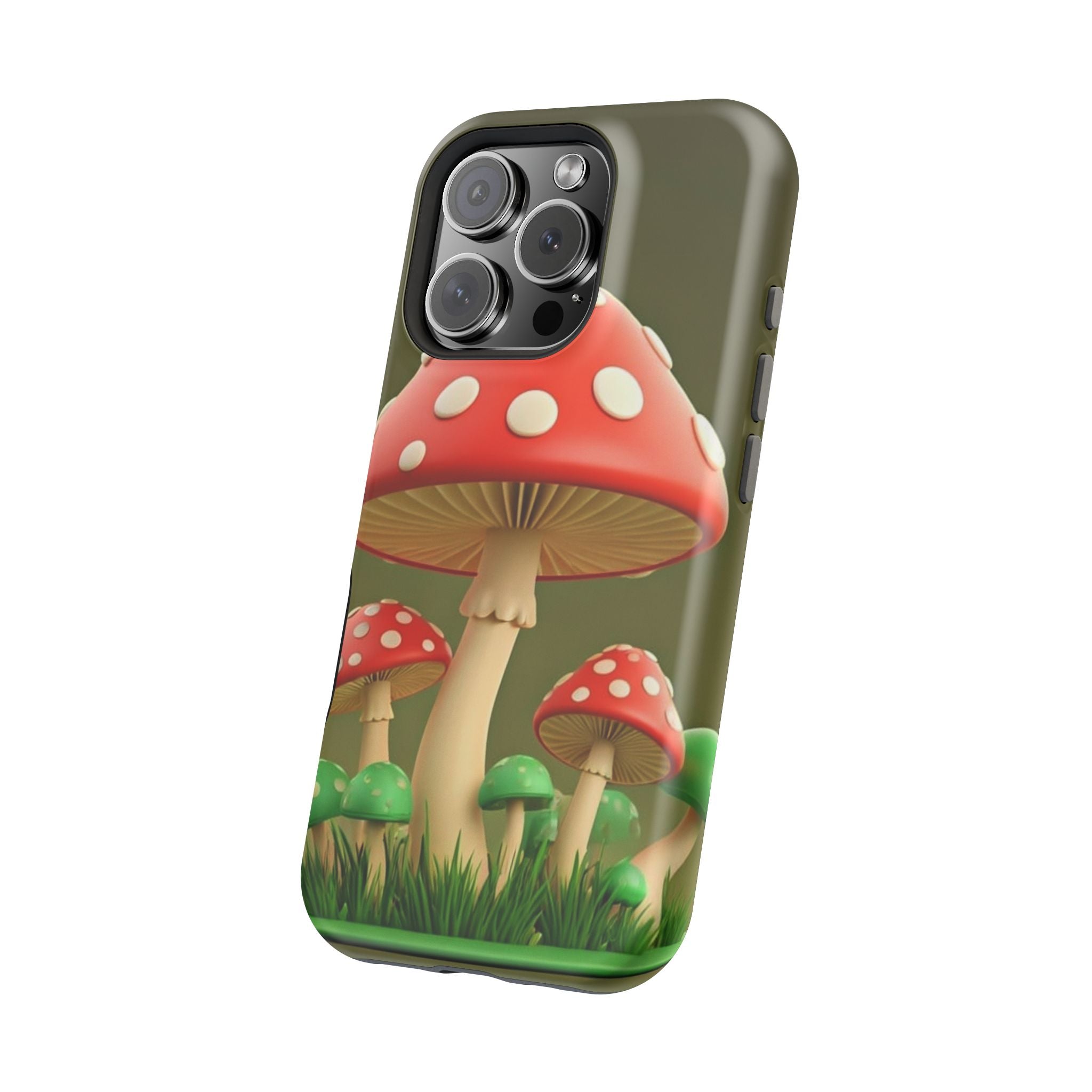 🍄🔥Golden Glow Mushroom Phone Case – Nature Meets Radiance" 🍄✨📱