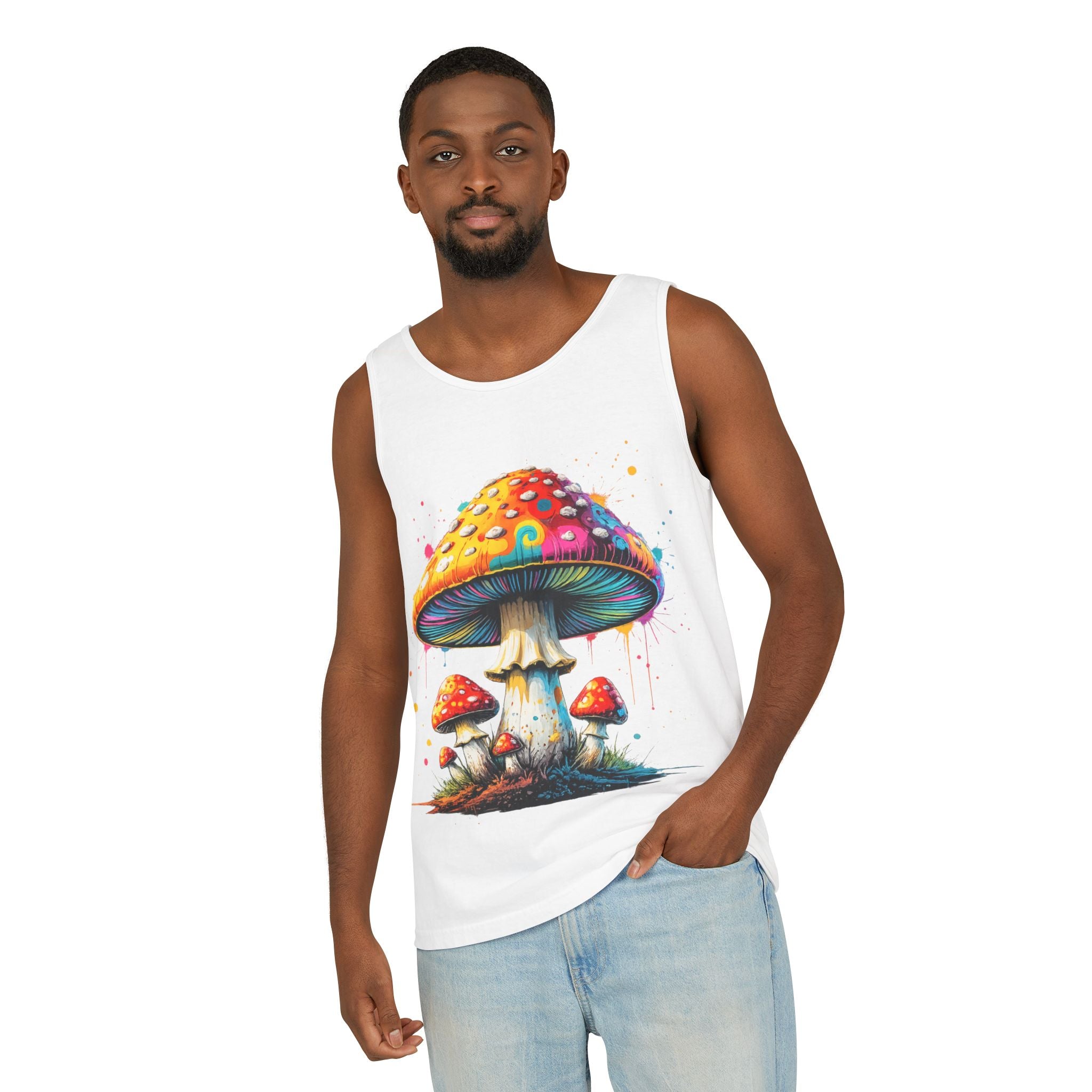 Mushroom Tank Top — Psychedelic & Portland Forest Graphic Tank