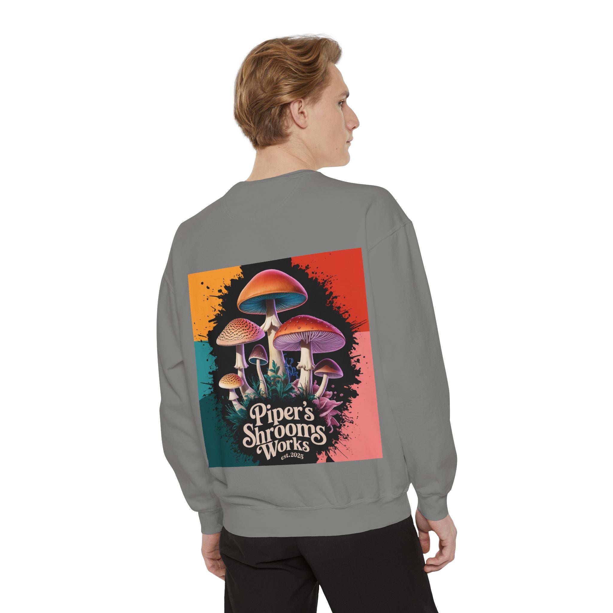 🦁 Lionheart & Shrooms Sweatshirt – Wear the Wild Within 🍄