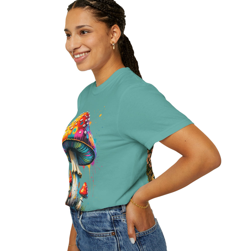 Lake Oswego Mushroom T-Shirt — Vintage Nature & Psychedelic Fungi Design