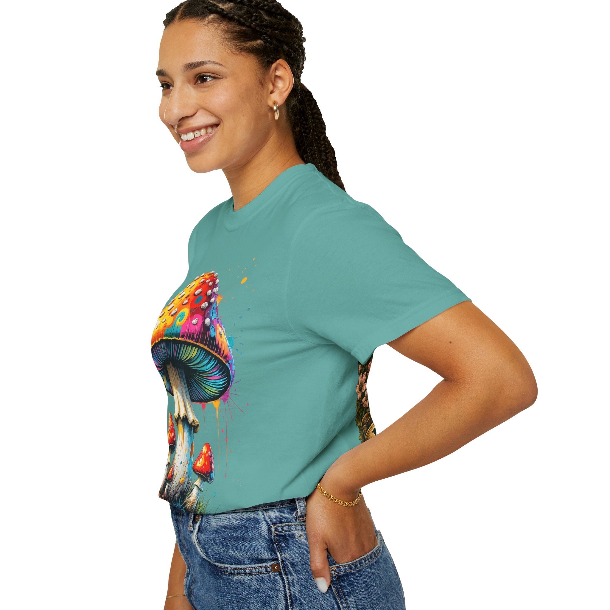 Lake Oswego Mushroom T-Shirt — Vintage Nature & Psychedelic Fungi Design