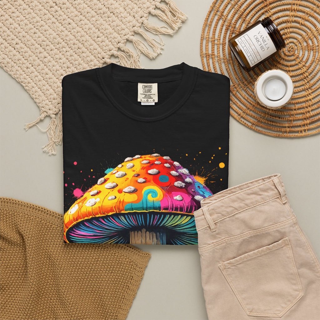 Lake Oswego Mushroom T-Shirt — Vintage Nature & Psychedelic Fungi Design