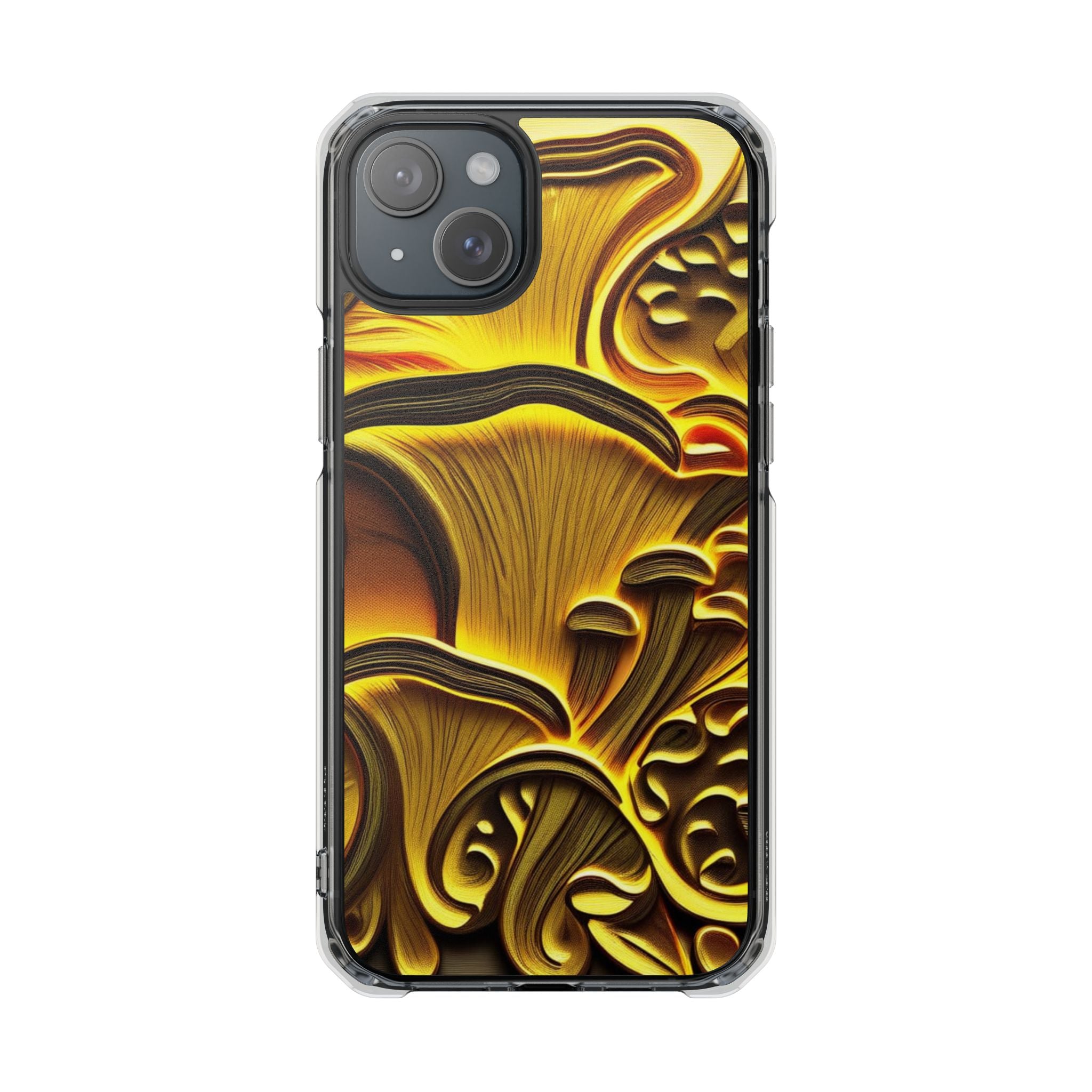 📱Golden Fungi Phone Case – Forest Glow Edition🍄✨📱