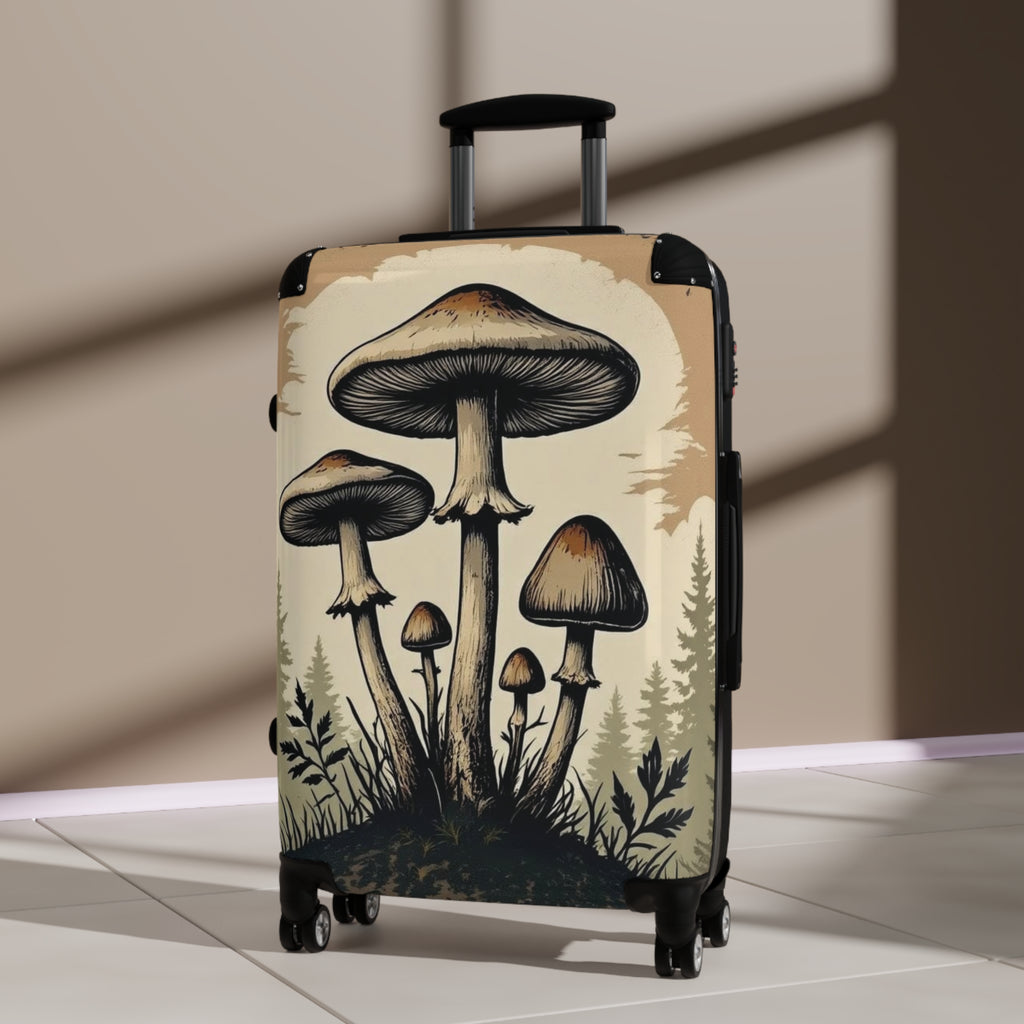 Suitcase: Mushroom Forest Suitcase – Botanical Travel Carry-On