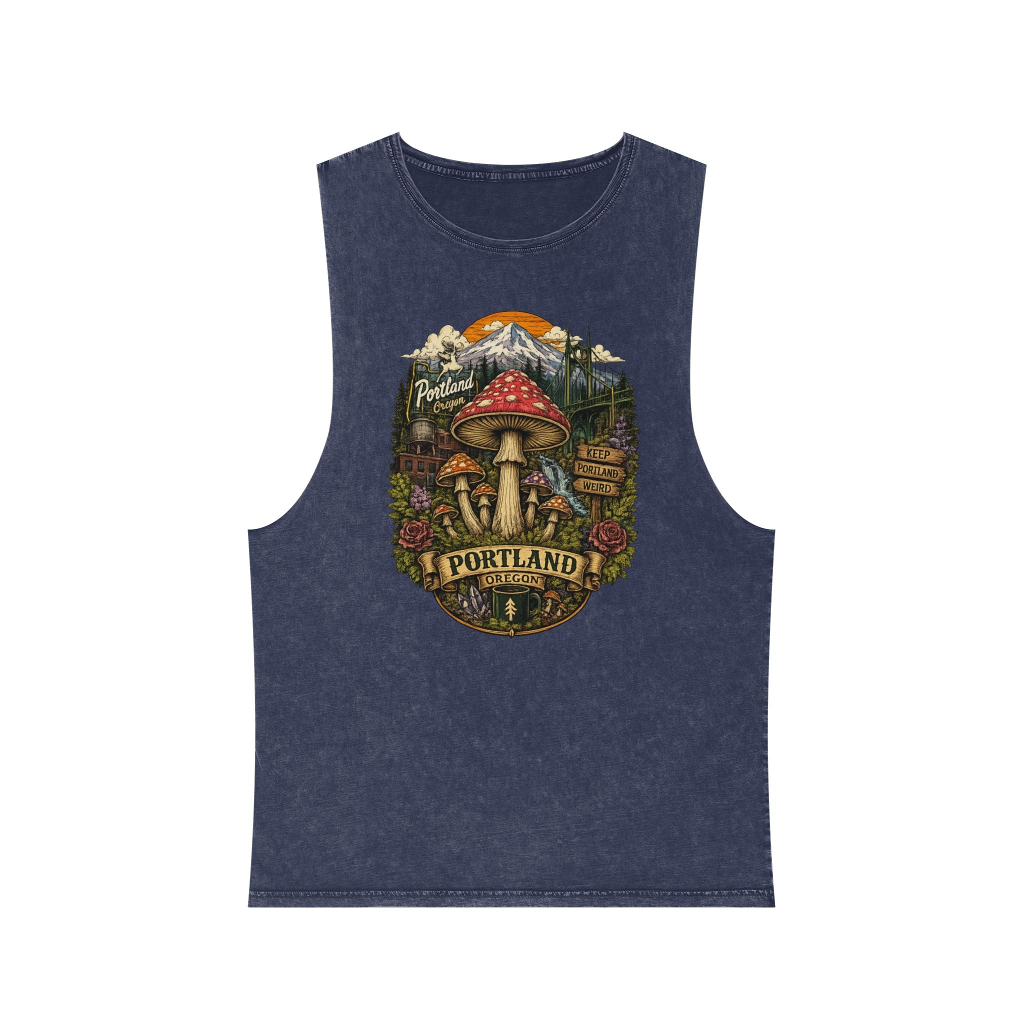 Portland Mushroom Graphic Tank