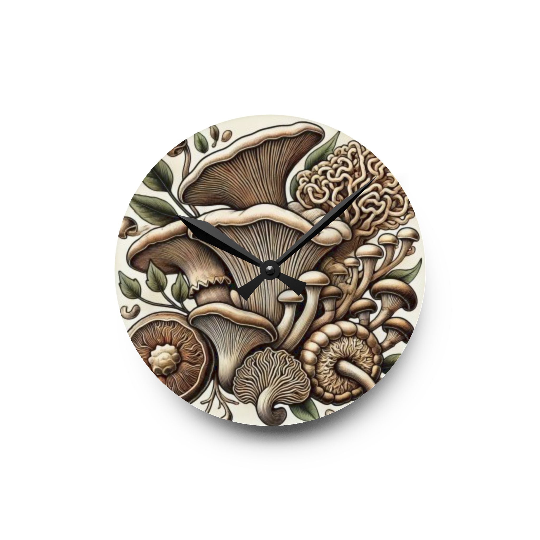 🕒 "Forest Time – Mushroom Harmony Clock" 🍄