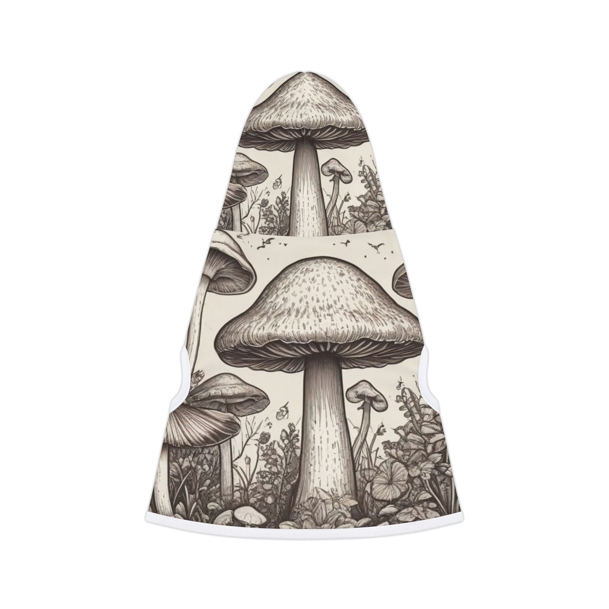 🍄 Enchanted Grove Pet Hoodie – Where Myth Meets Cozy Let your furry companion stroll through the woodland of dreams with this intricately illustrated Enchanted Grove Pet Hoodie.