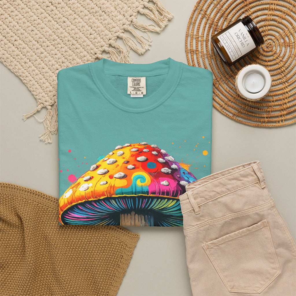 Lake Oswego Mushroom T-Shirt — Vintage Nature & Psychedelic Fungi Design