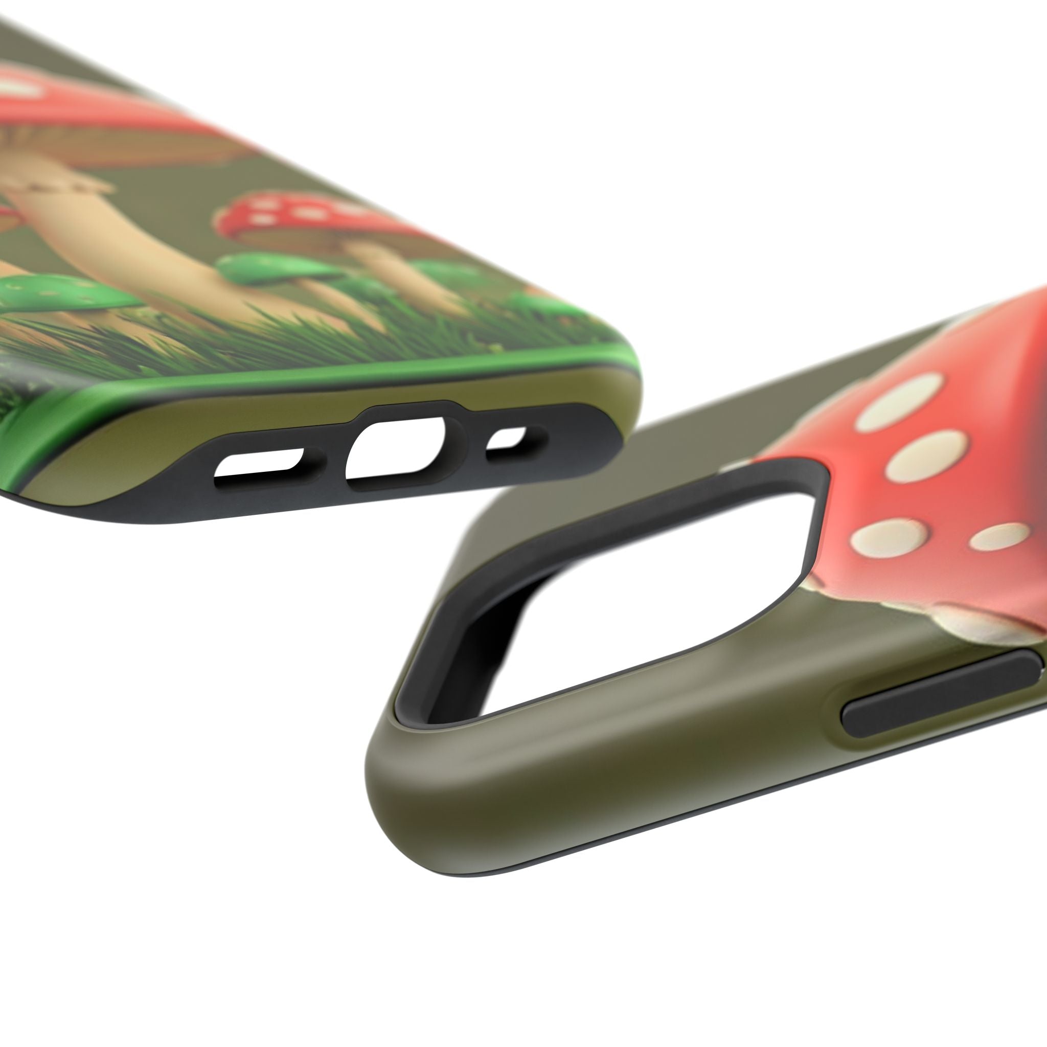 🍄🔥Golden Glow Mushroom Phone Case – Nature Meets Radiance" 🍄✨📱