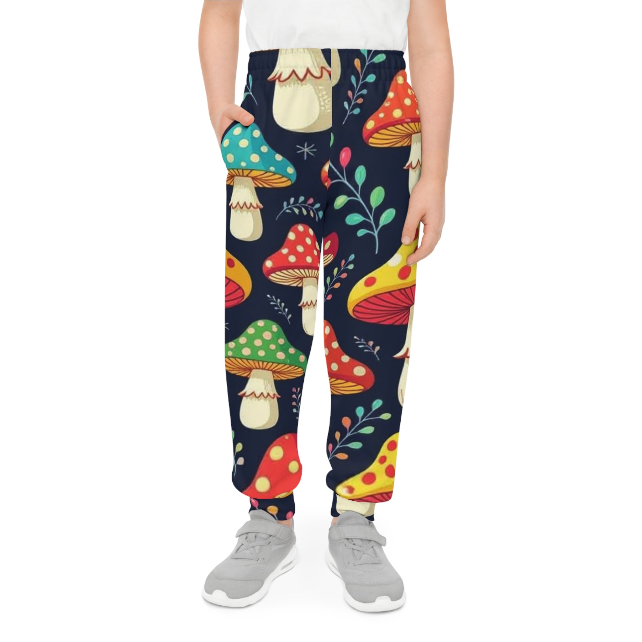 🌙🍄 Enchanted Night Forest Kids Joggers ✨🌿