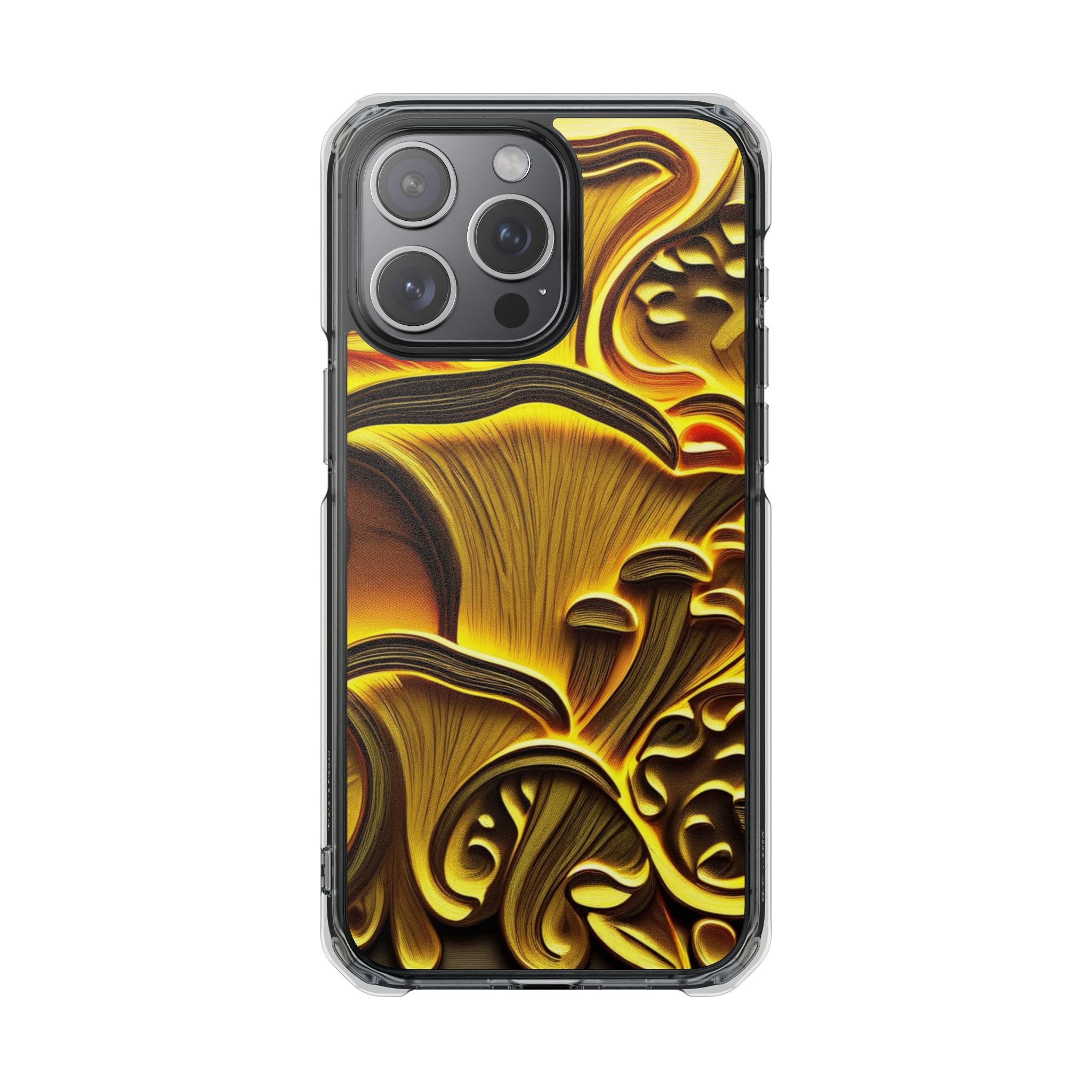 📱Golden Fungi Phone Case – Forest Glow Edition🍄✨📱