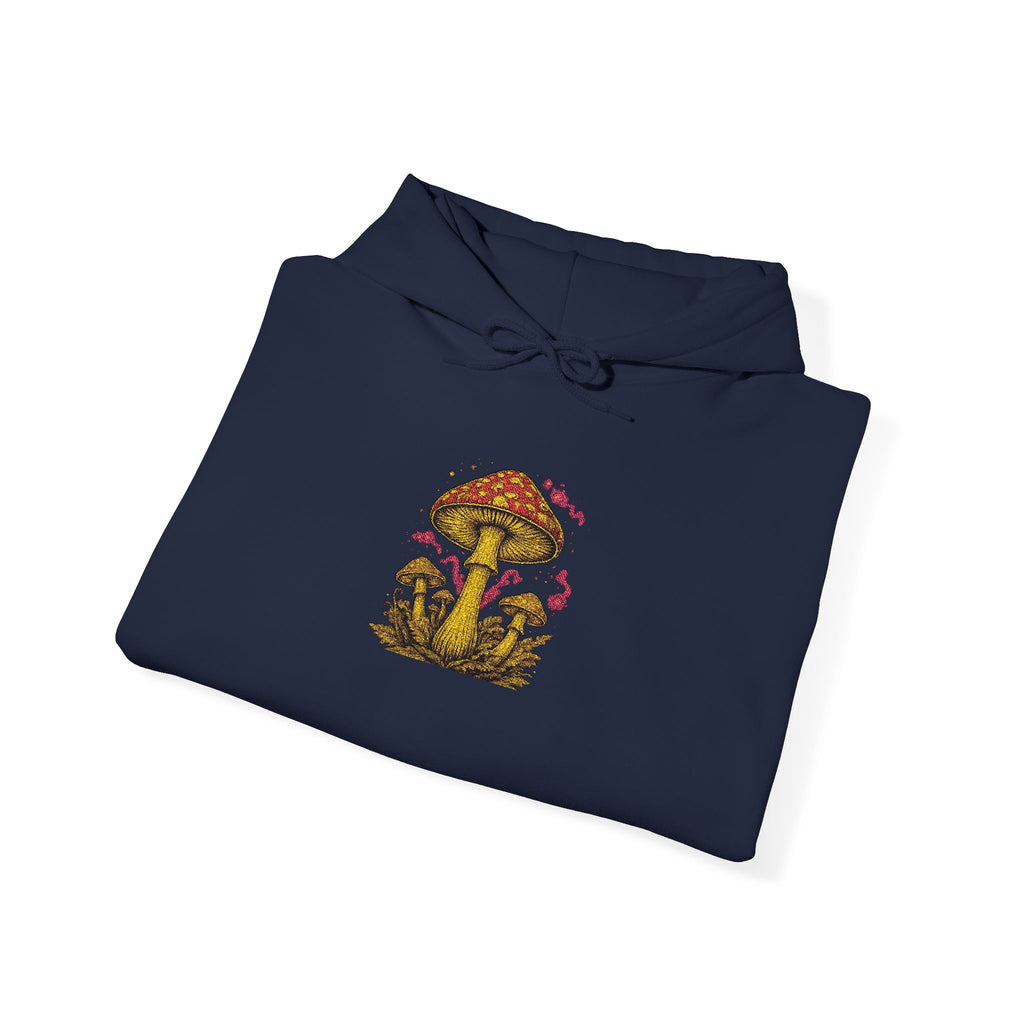 Mushroom Grove Hoodie – Whimsical Autumn Forest Mushroom Sweatshirt