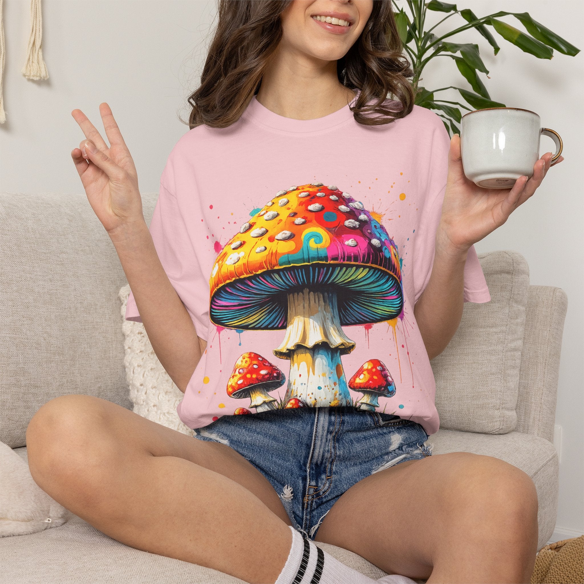 Lake Oswego Mushroom T-Shirt — Vintage Nature & Psychedelic Fungi Design