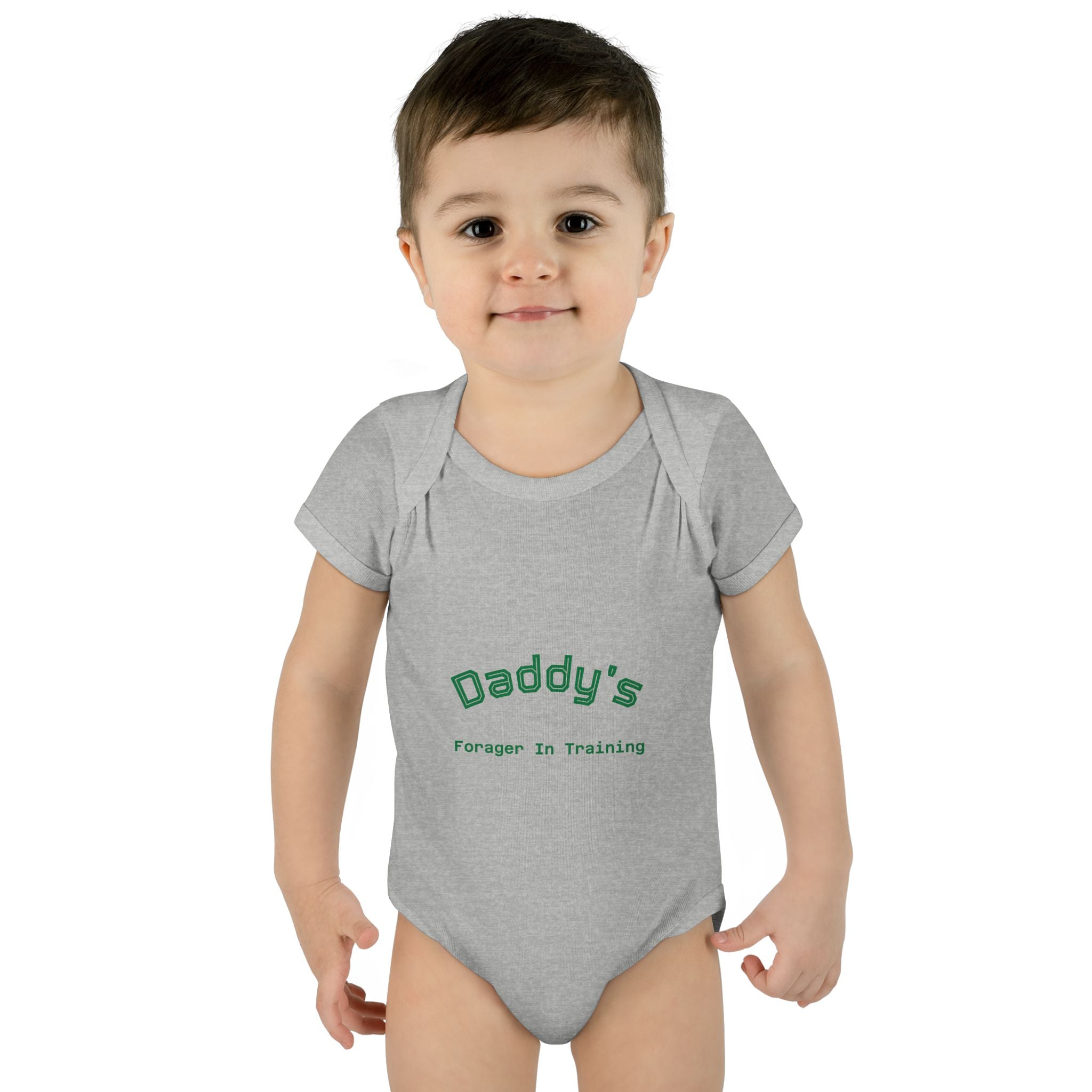 🍄👶 “Forest Friends” Baby Bodysuit One Piece