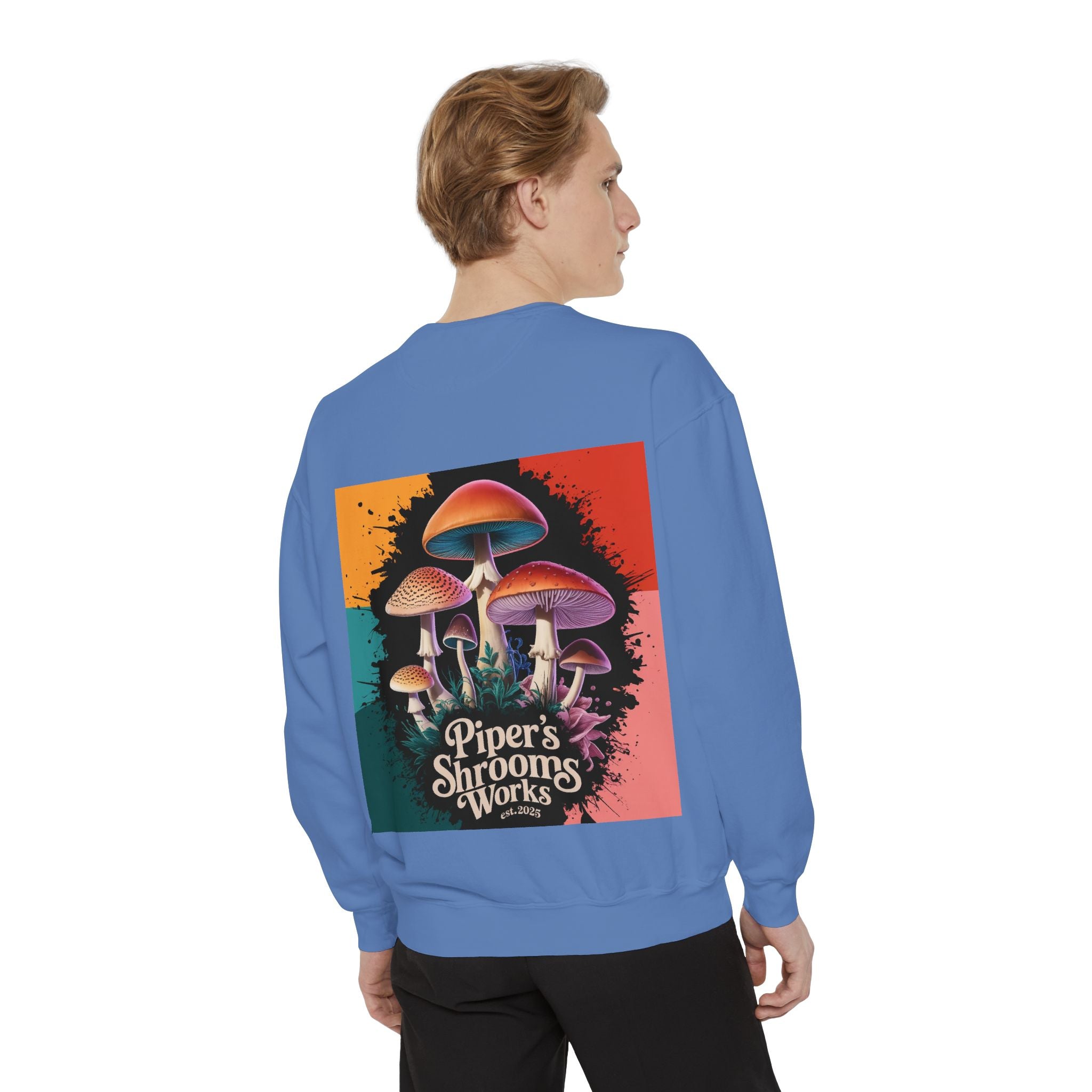 🦁 Lionheart & Shrooms Sweatshirt – Wear the Wild Within 🍄