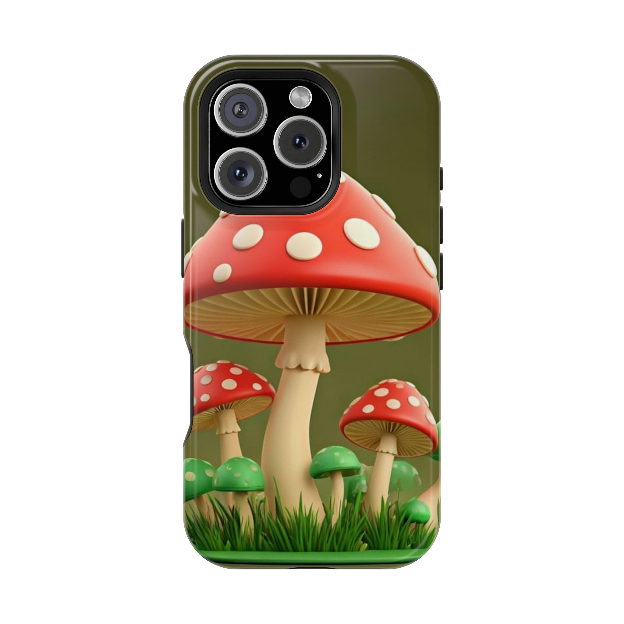 🍄🔥Golden Glow Mushroom Phone Case – Nature Meets Radiance" 🍄✨📱