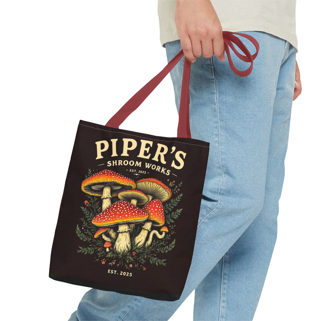 🍄 Piper’s Shroom Works Tote – Where Style Meets the Wild 🌿