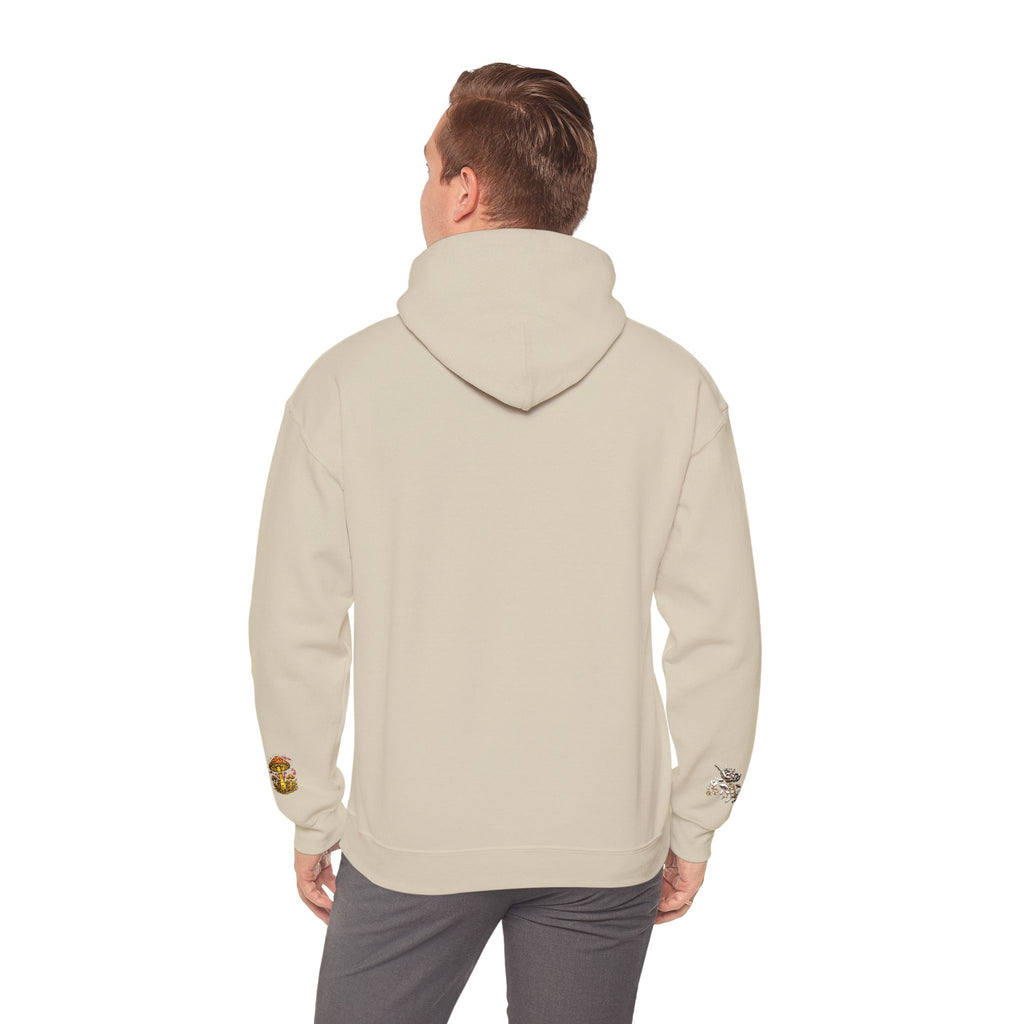 Mushroom Grove Hoodie – Whimsical Autumn Forest Mushroom Sweatshirt
